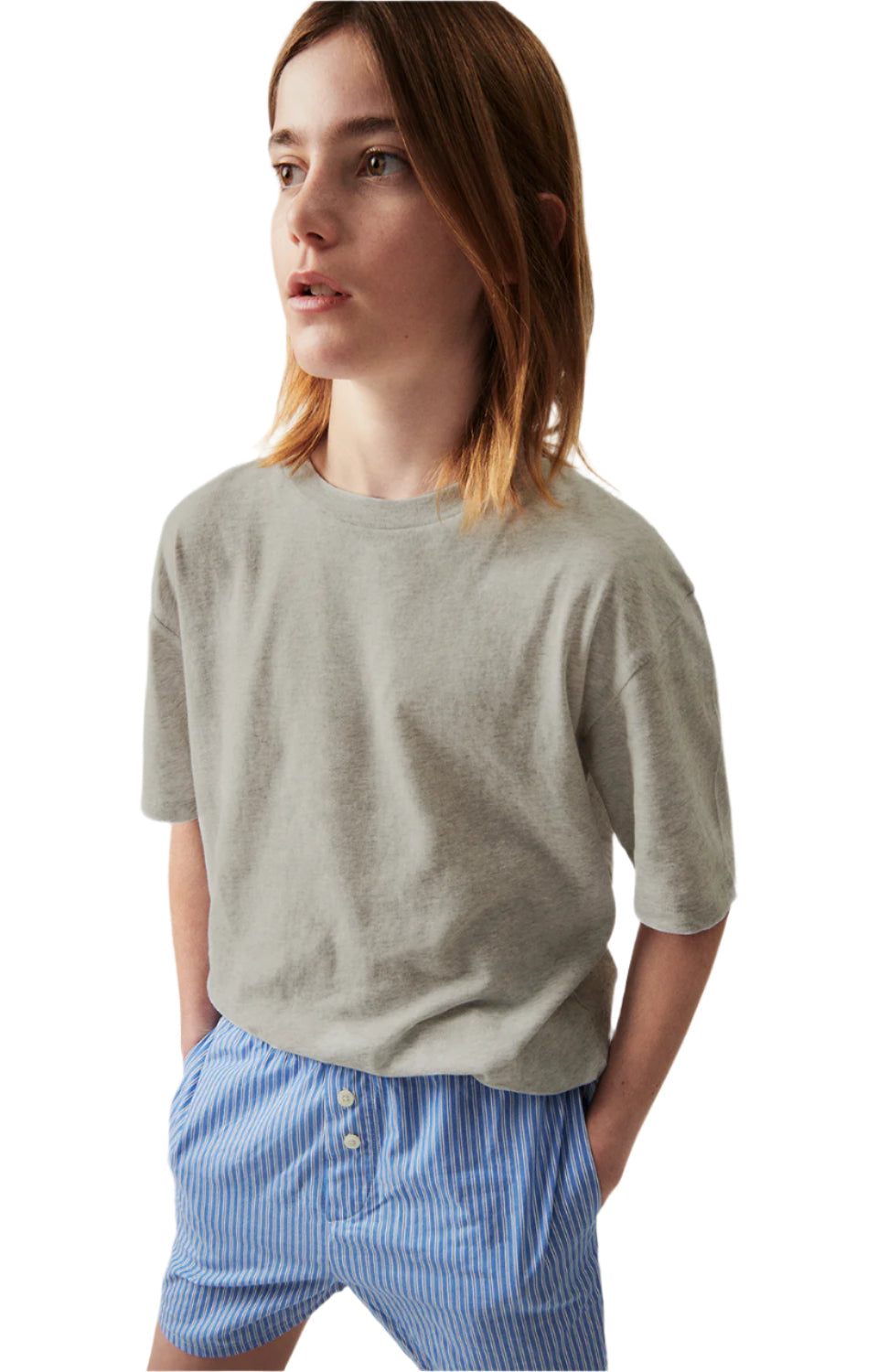 Essential Cotton Neck T-Shirt American Vintage
