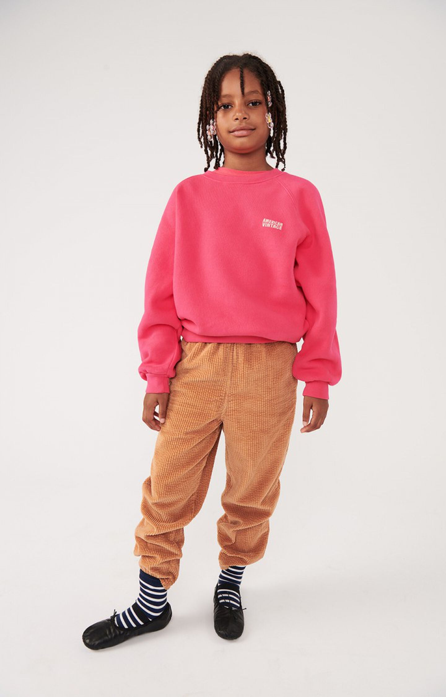 Stretch Cotton Crew Neck Sweater