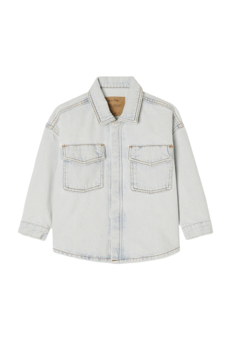 Long-Sleeve Cotton Shirt American Vintage