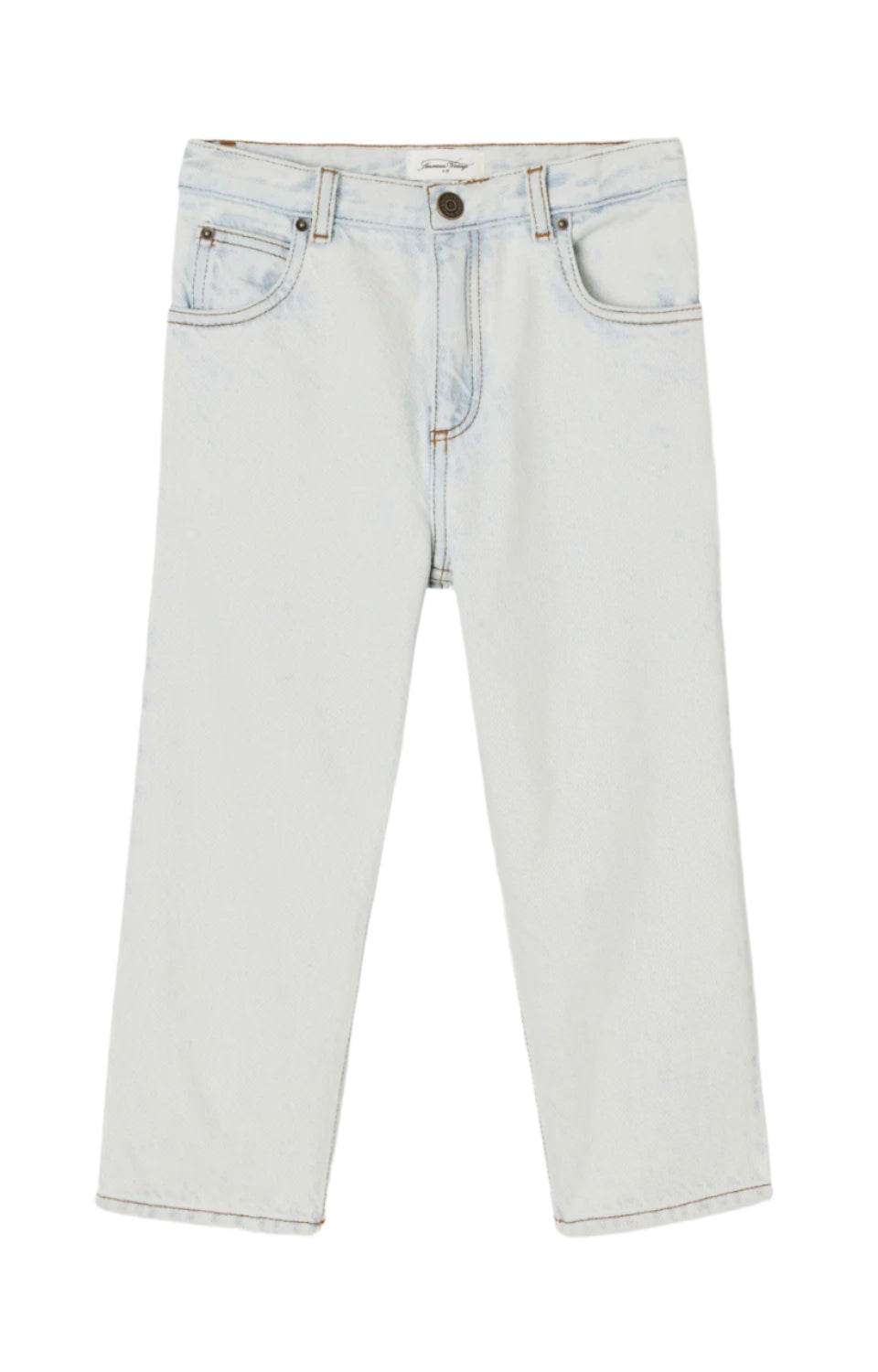 Classic 5-Pocket Straight-Leg Jeans