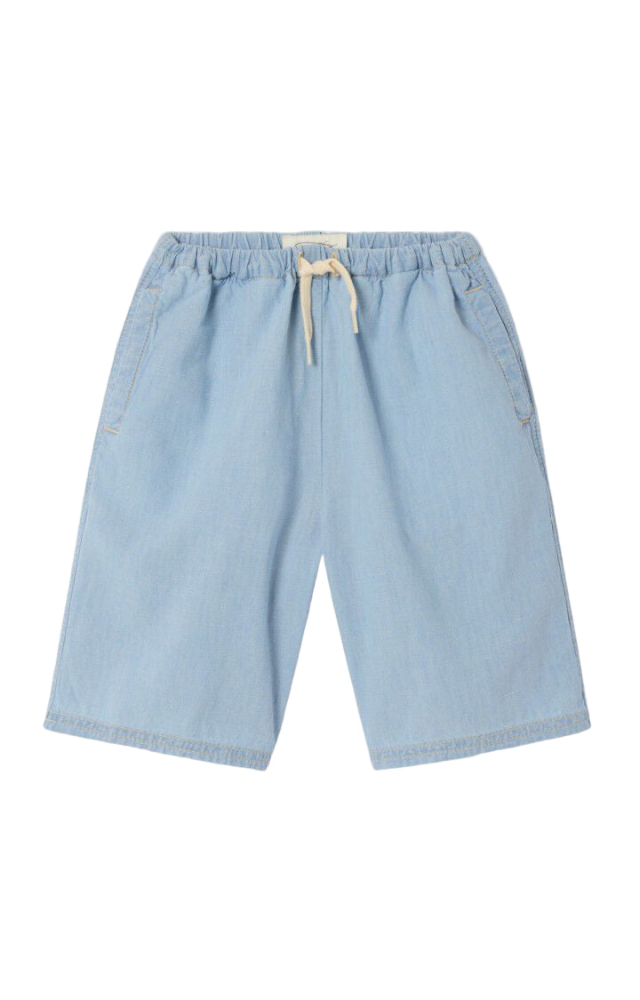 Long Shorts in Light Blue