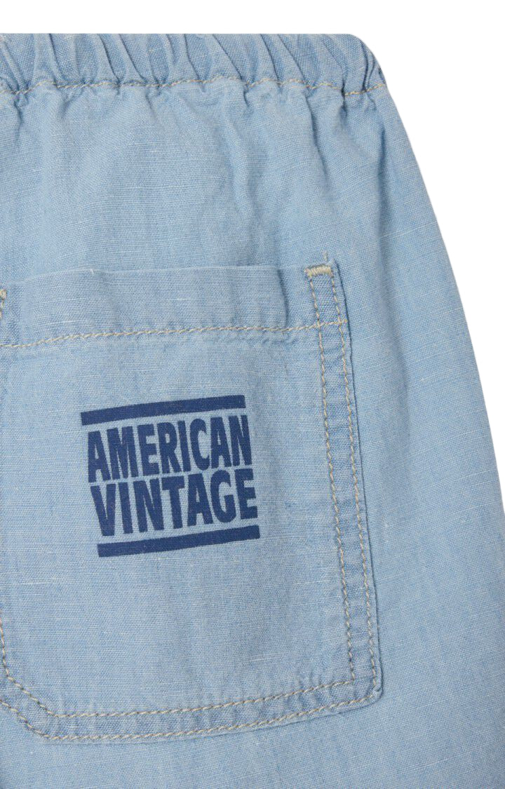 Long Shorts in Light Blue
