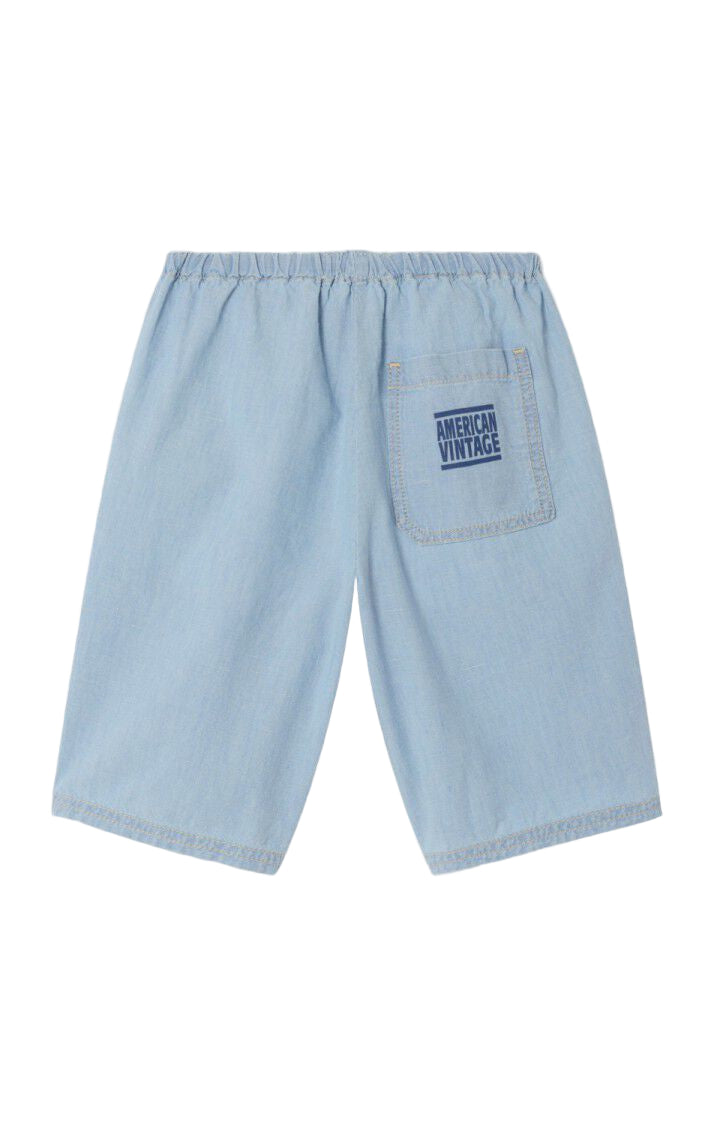 Long Shorts in Light Blue