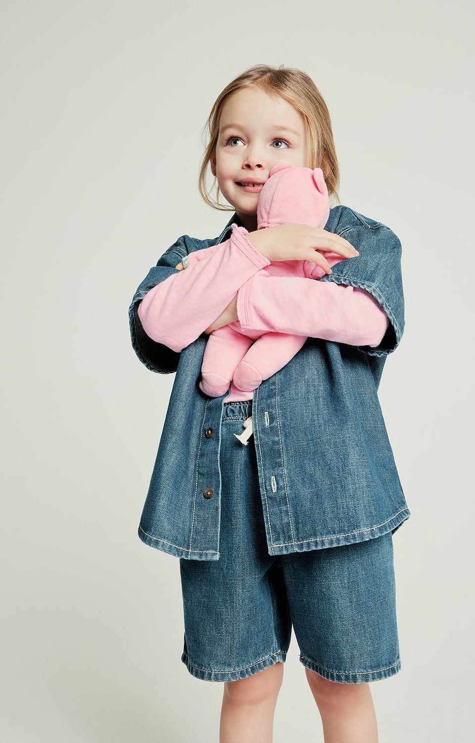 Casual Shorts in Medium Green Cast American Vintage