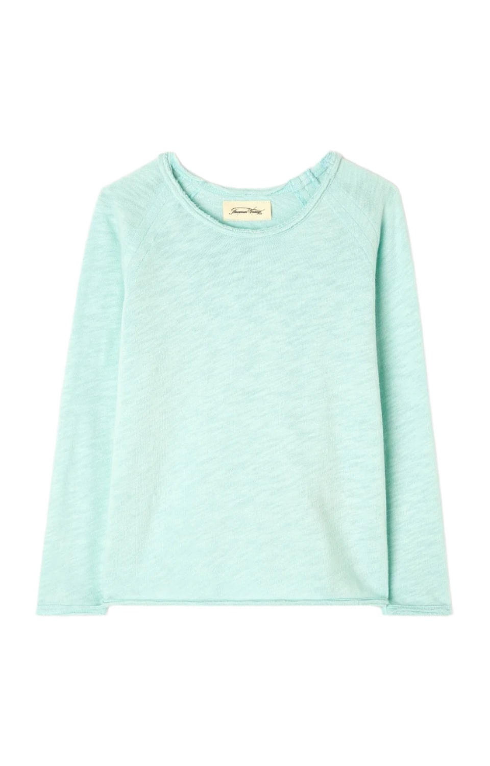 Long-Sleeve Crew Neck T-Shirt American Vintage