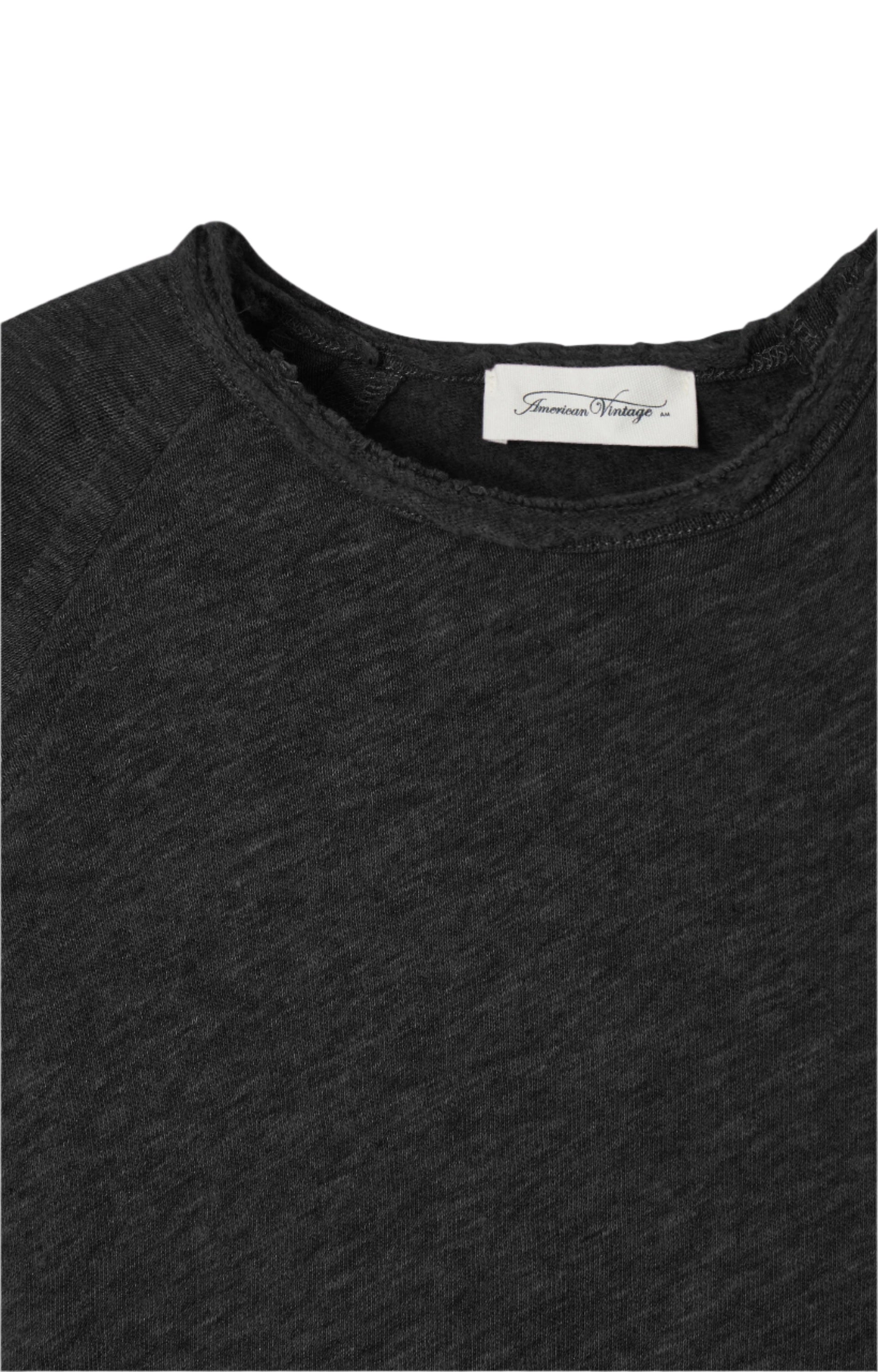 Long-Sleeve Crew Neck T-Shirt American Vintage