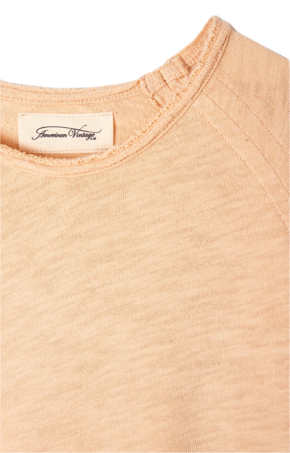 Long-Sleeve Crew Neck T-Shirt American Vintage