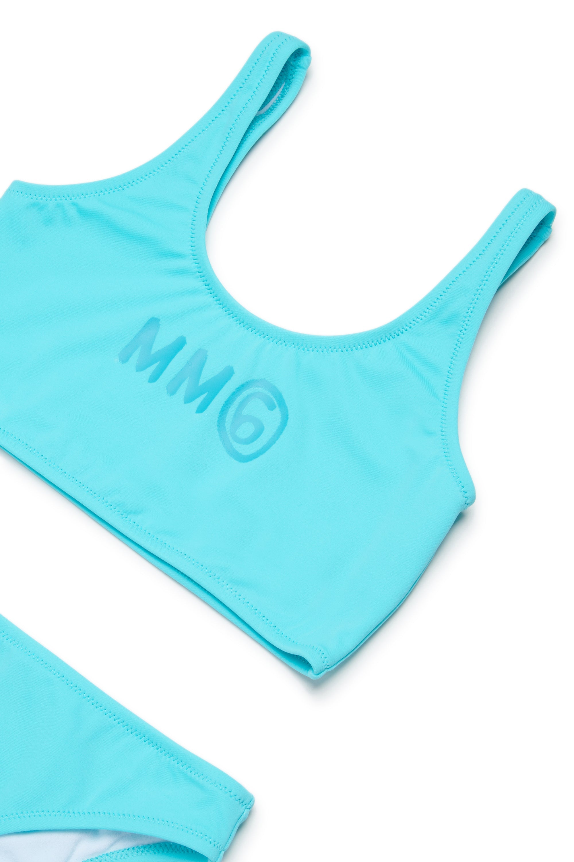 Blue Two-Piece Swim Set for Kids Mm6 Kid