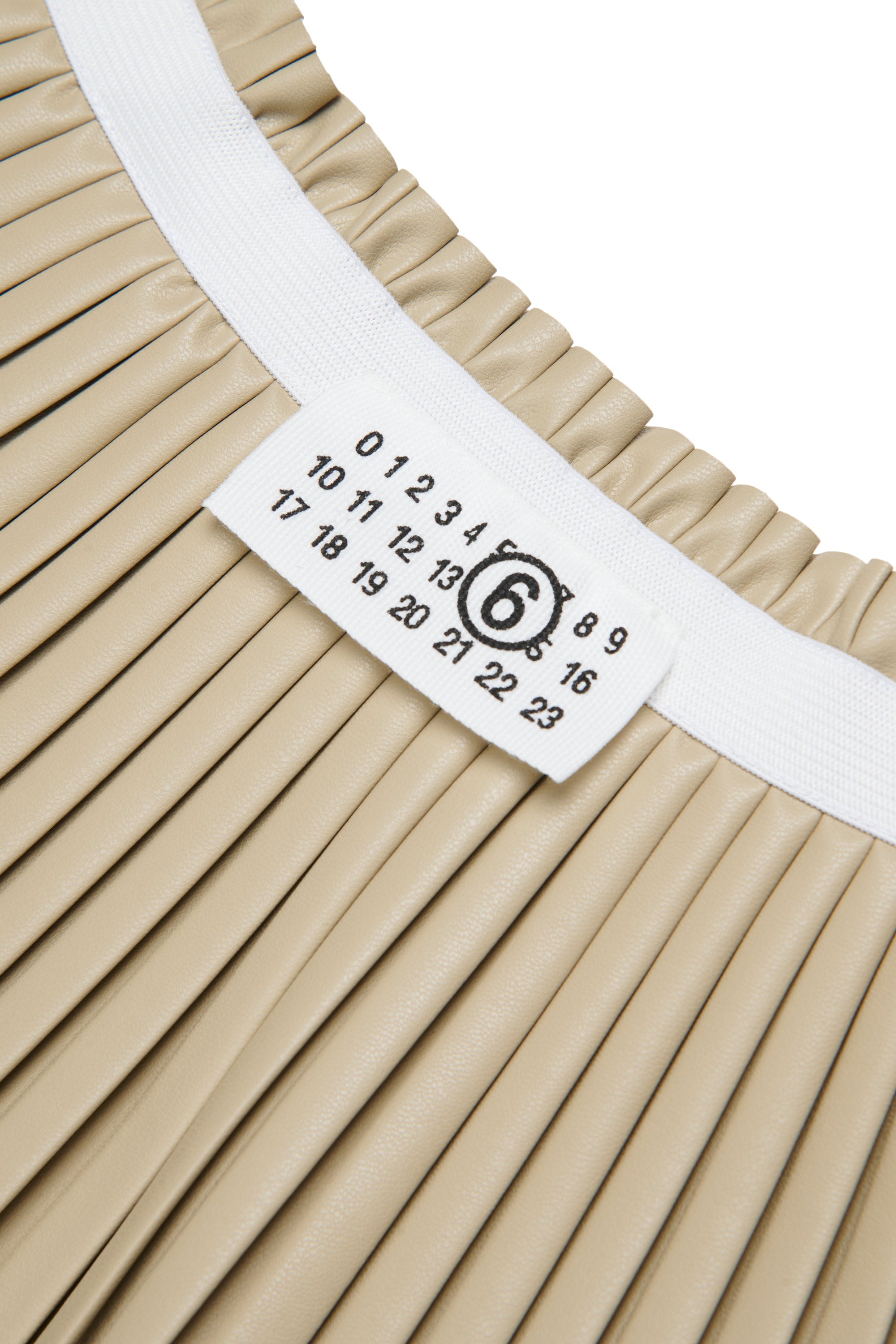 Pleated Coated Skirt for Kids Mm6 Kid