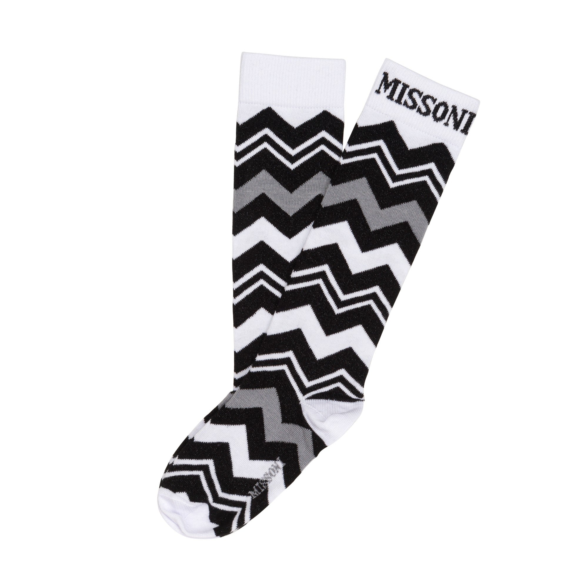 Missoni Kids Zigzag Cotton Blend Socks