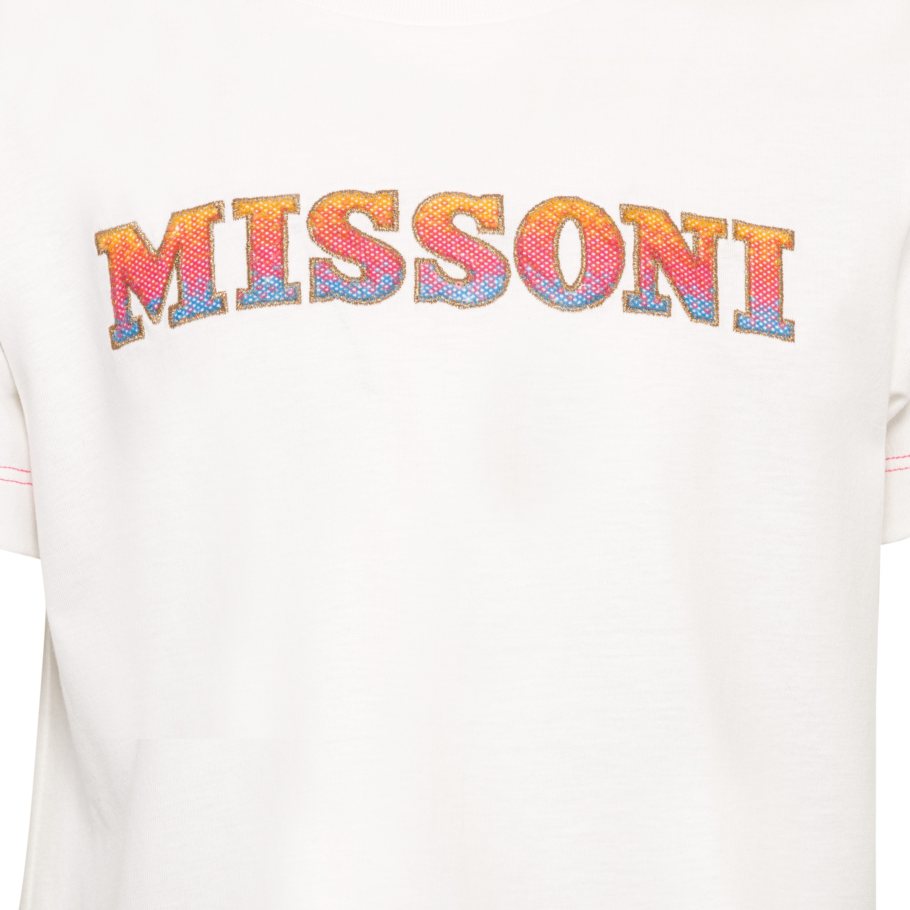 Cotton Tee With Sequence Missoni