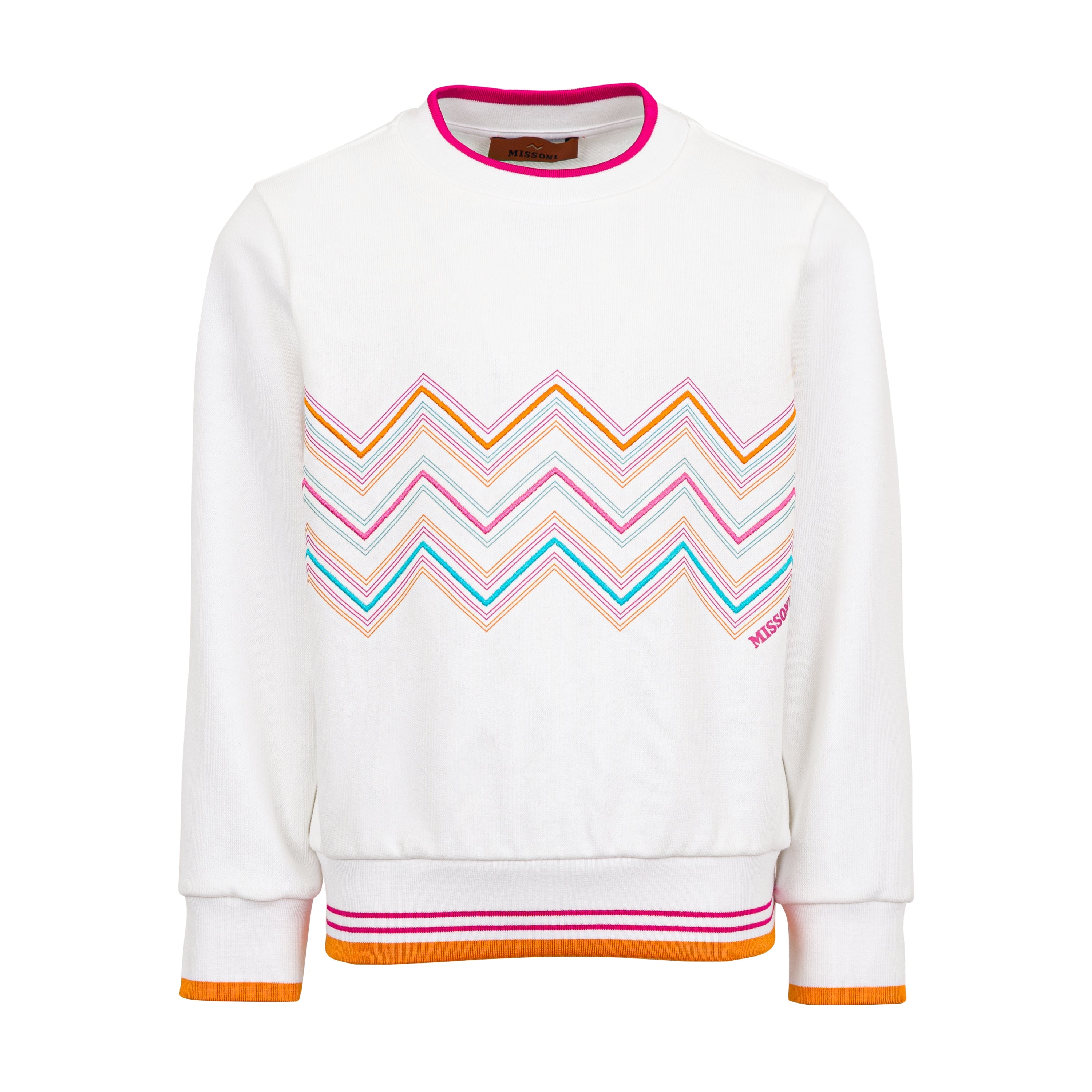 Chevron Embroidered Sweatshirt