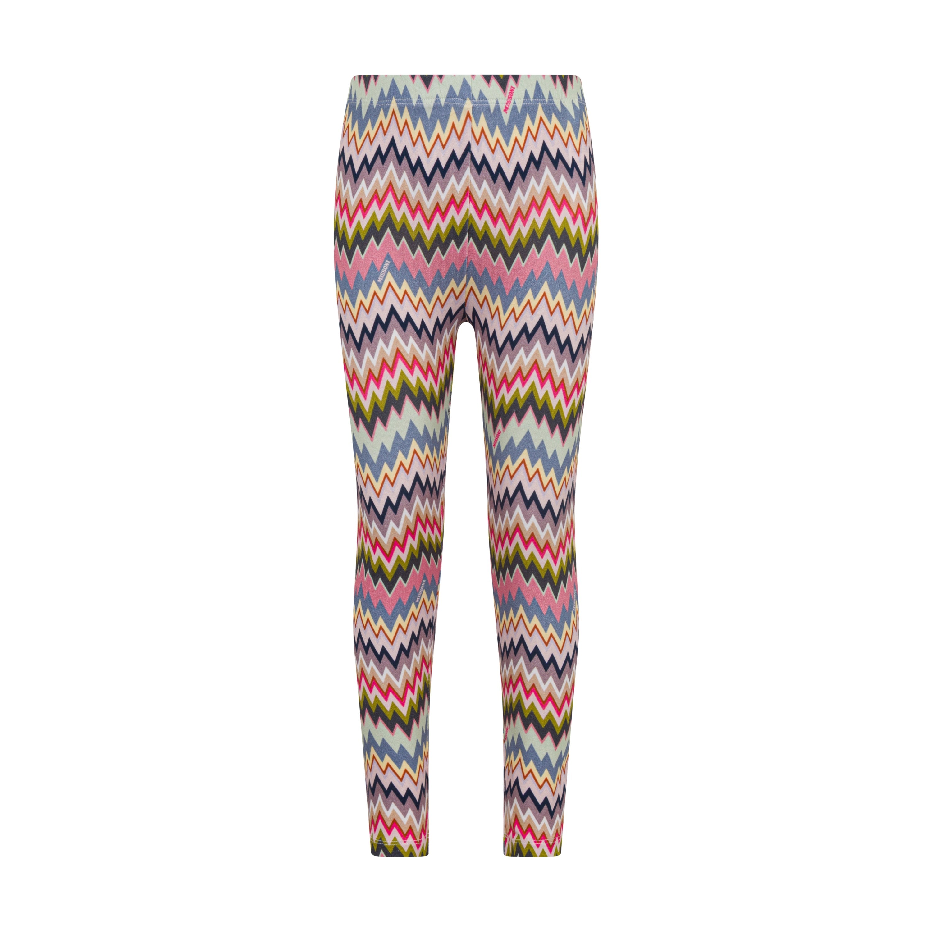 Children’s Chevron-Print Cotton Stretch Leggings Missoni