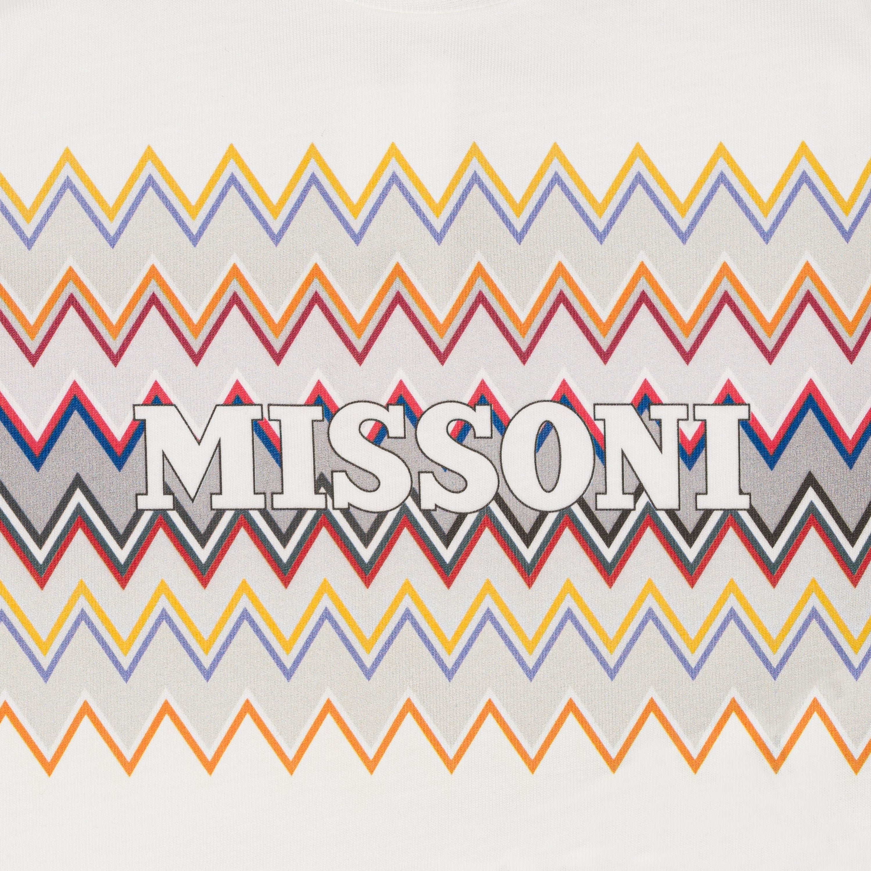 Baby cotton T-shirt with Missoni print Missoni