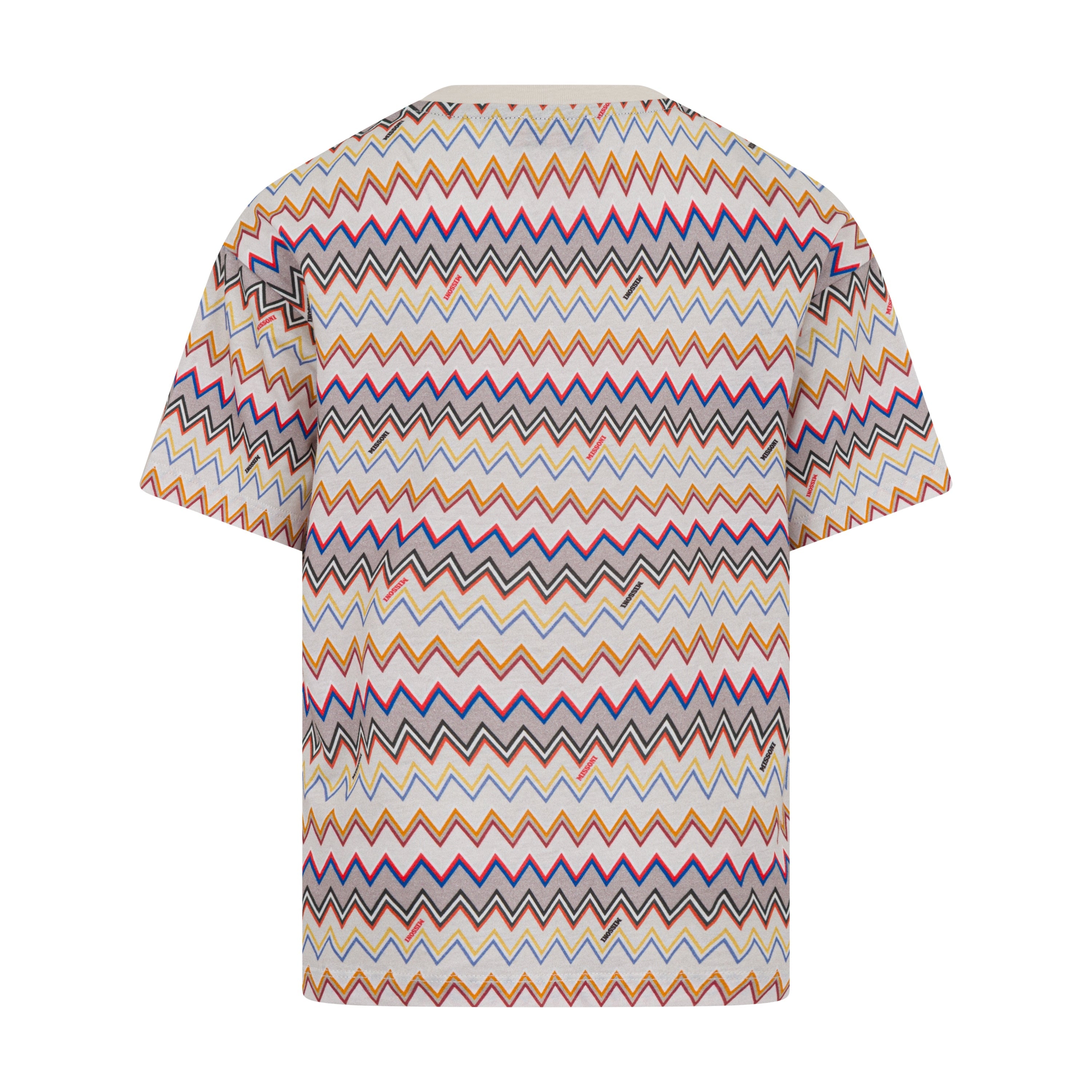 Missoni All-Over Zigzag Knitted T-Shirt Missoni