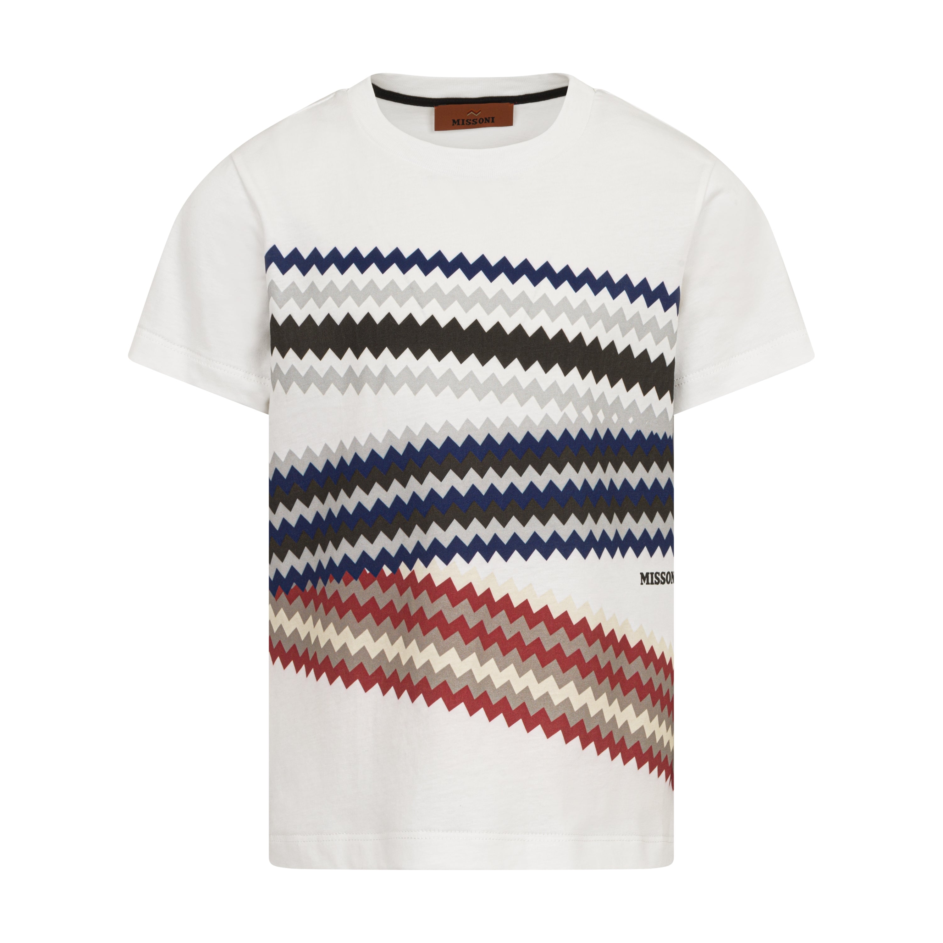 Missoni Zigzag Chest-Stripe T-Shirt Missoni