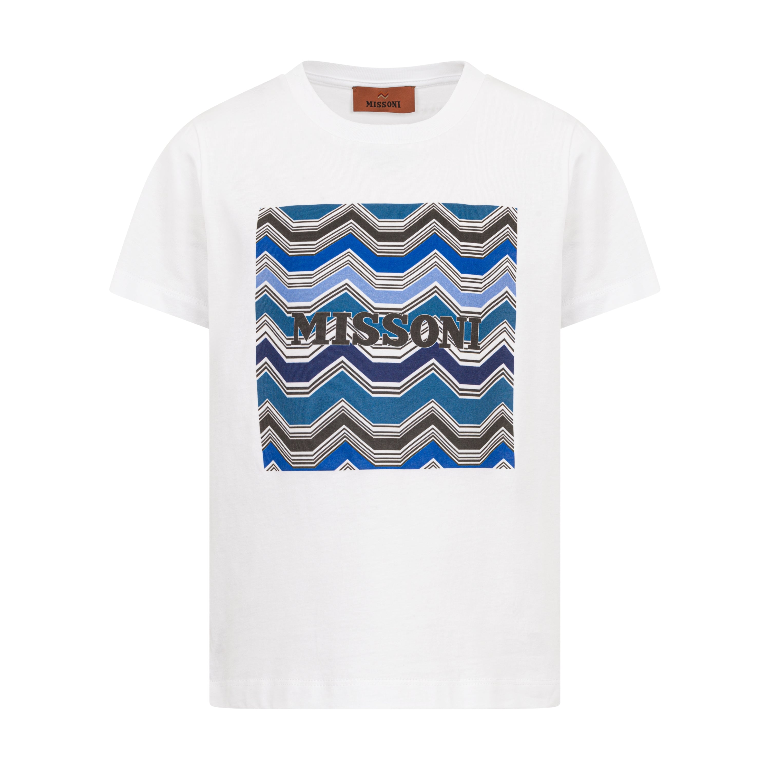 Missoni Embroidered Logo Zigzag T-Shirt