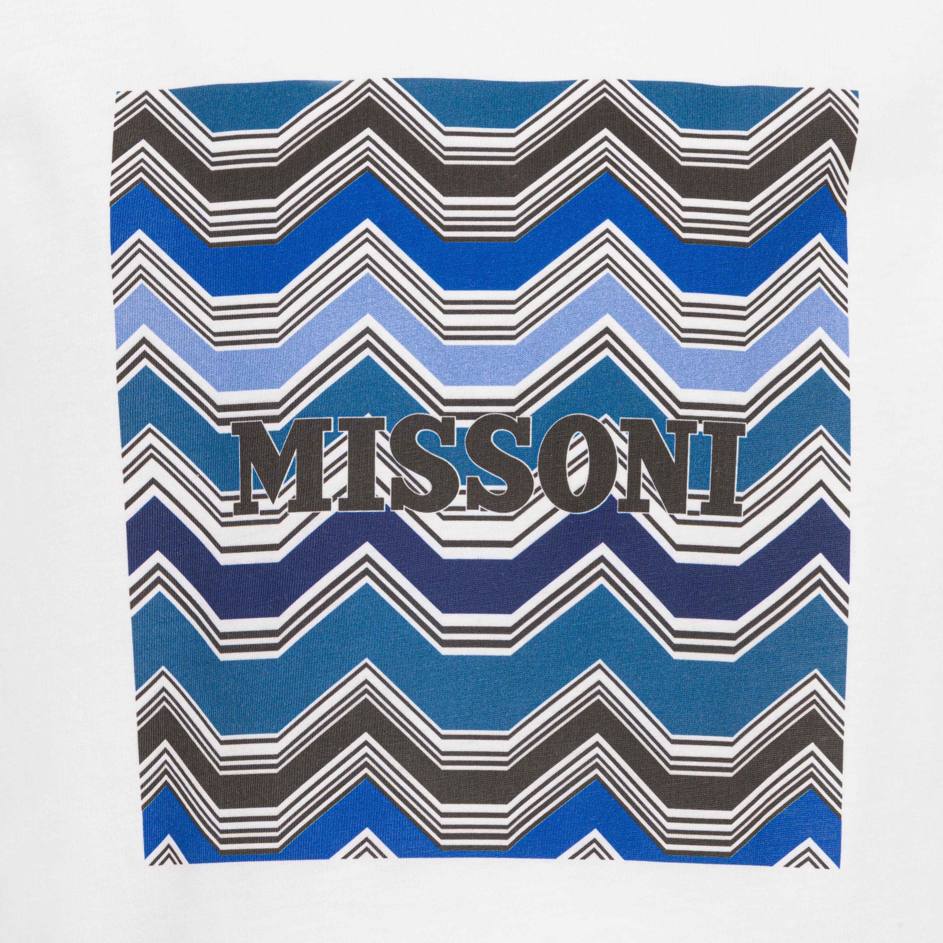 Missoni Embroidered Logo Zigzag T-Shirt Missoni
