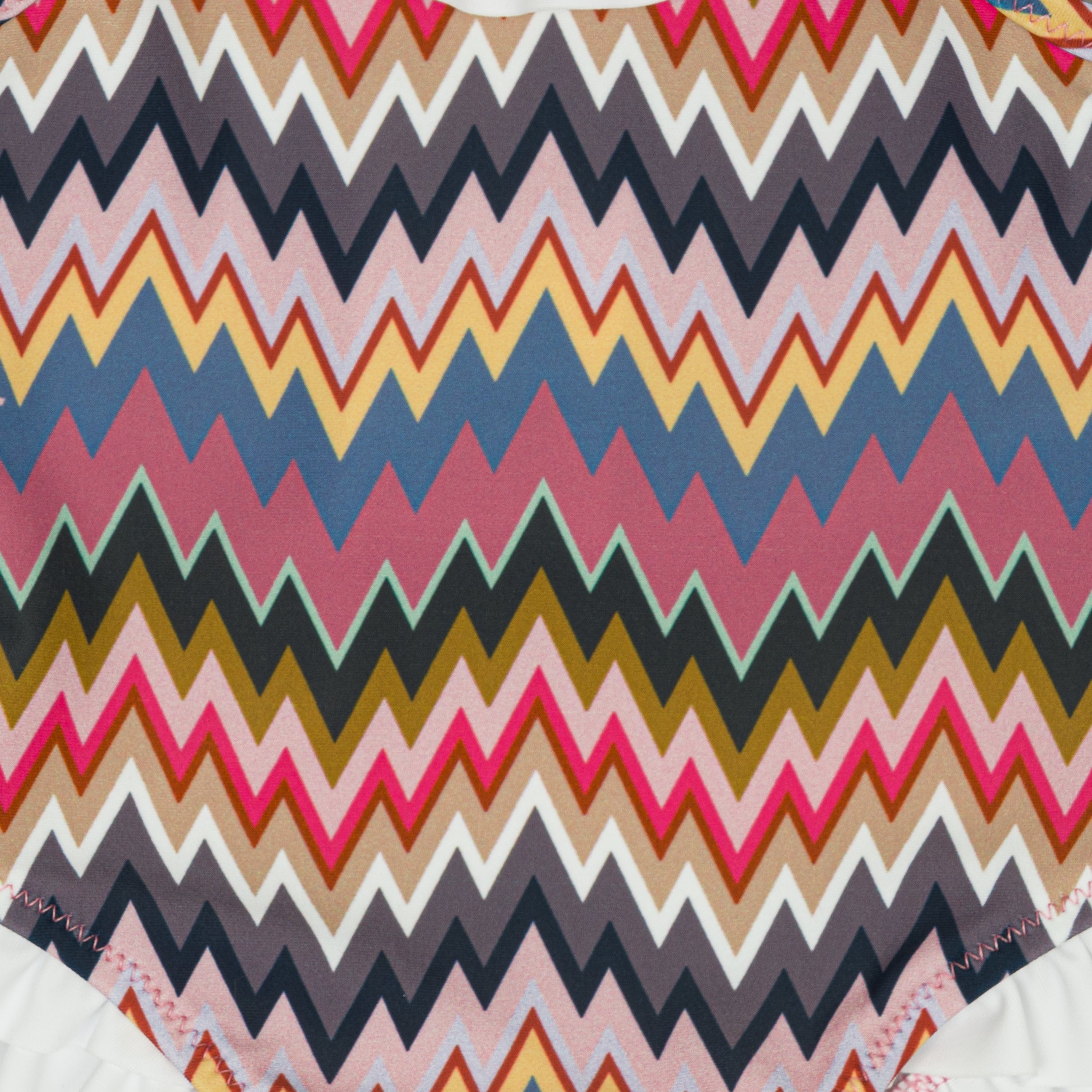 Contrast-Trim Logo One-Piece Swimming Costume Missoni