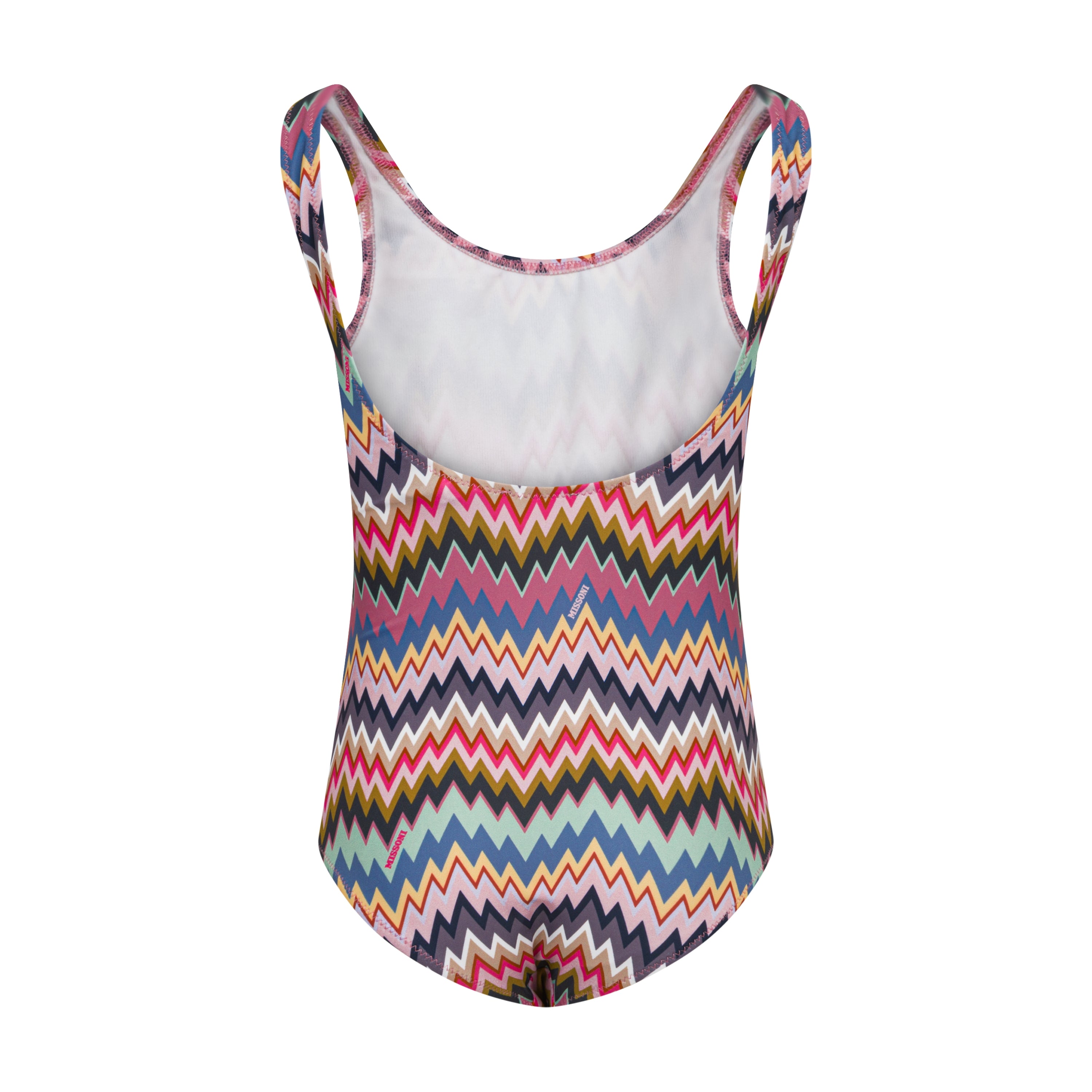 Zigzag-Print One-Piece Swimsuit
