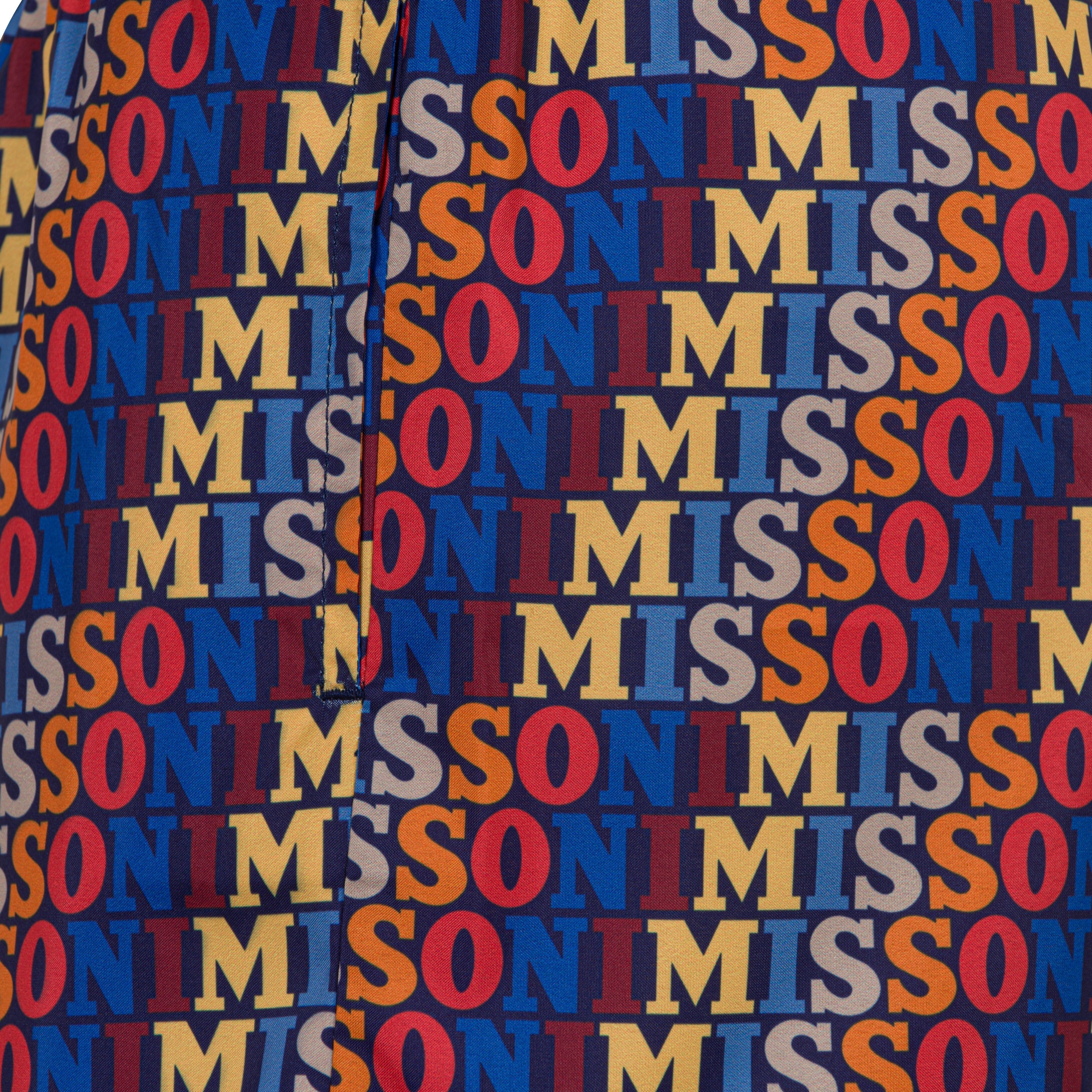 Block-Logo Woven Swim Shorts Missoni