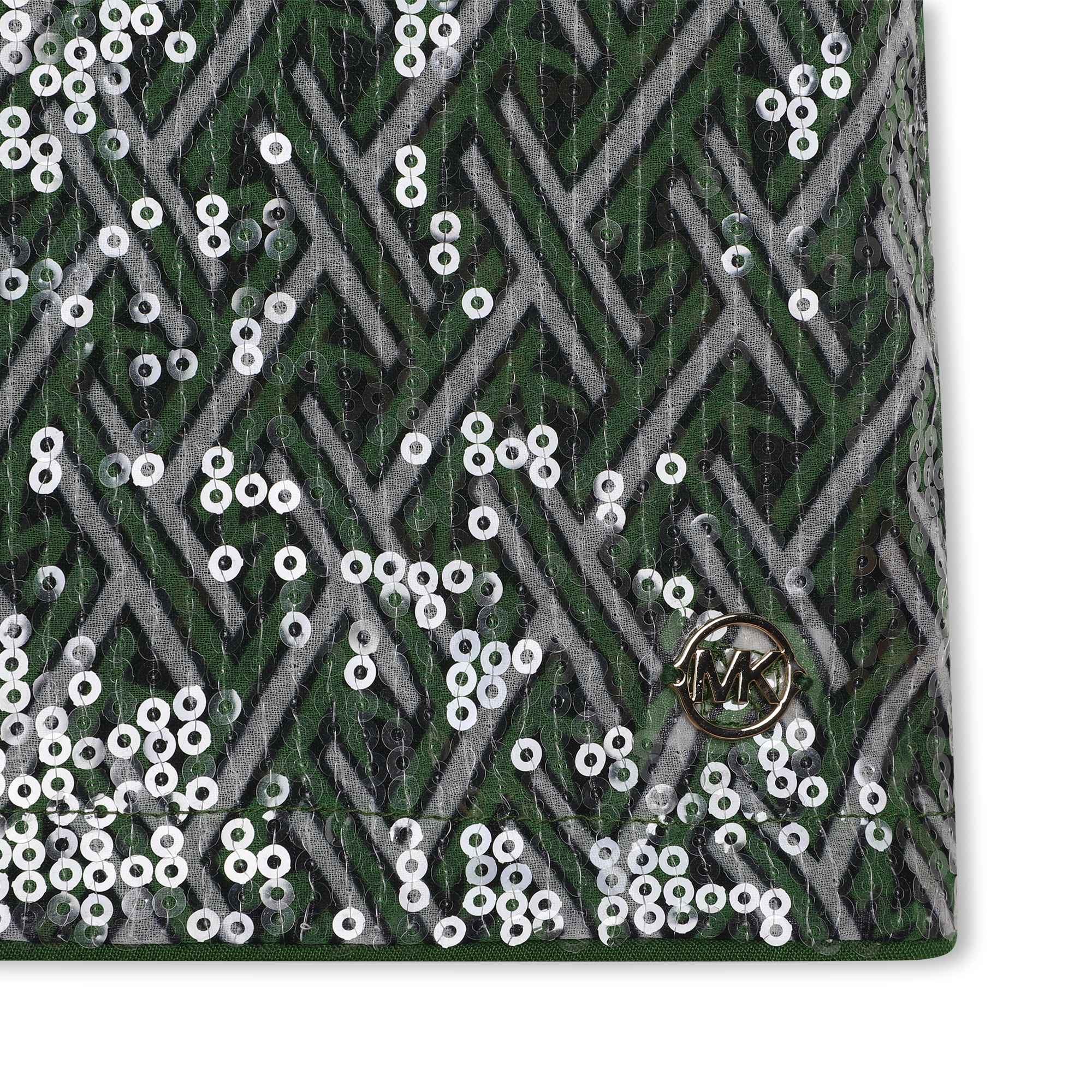 Sequined Short Sleeved Dress Michael Kors