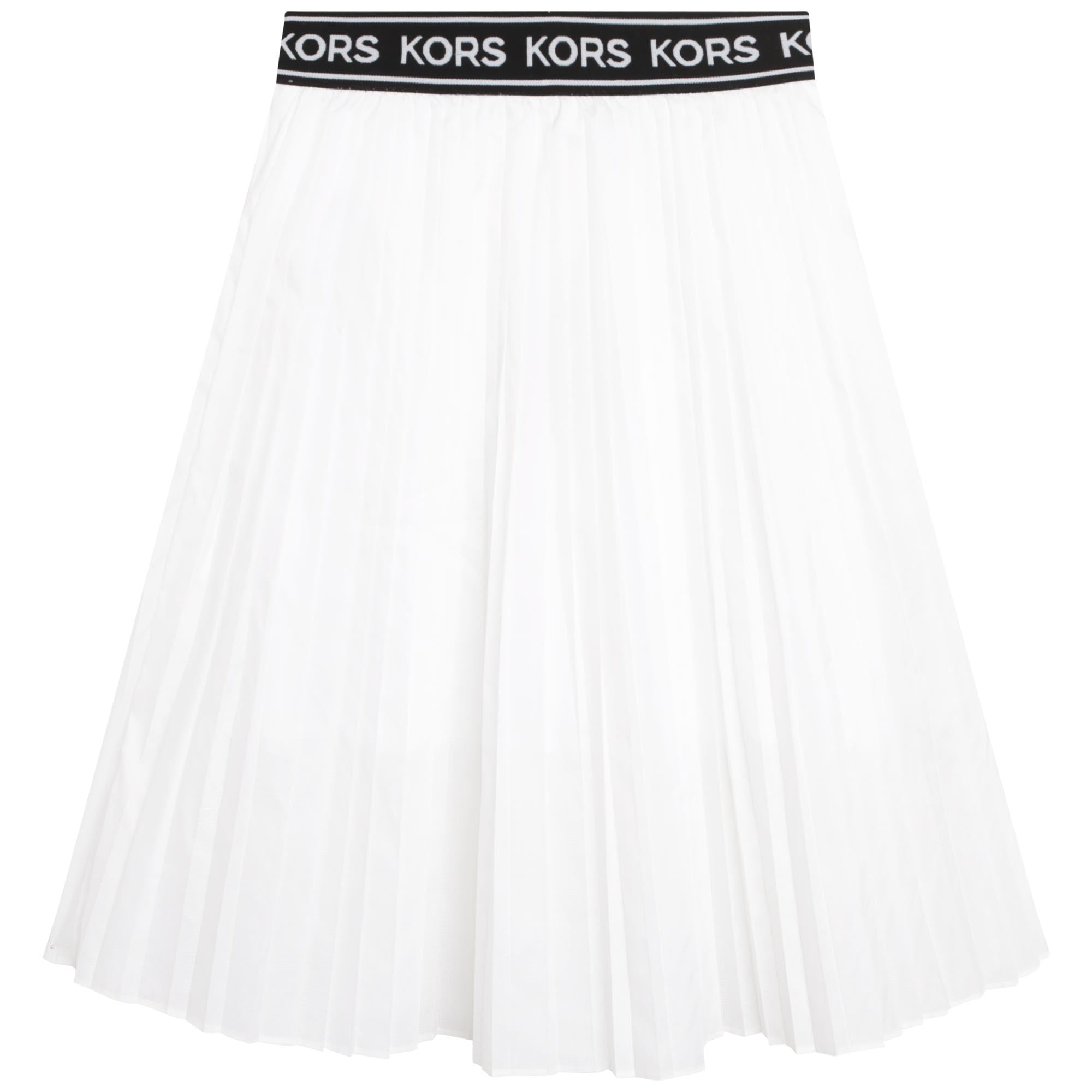 Pleated Skirt With Elastic Waist Michael Kors
