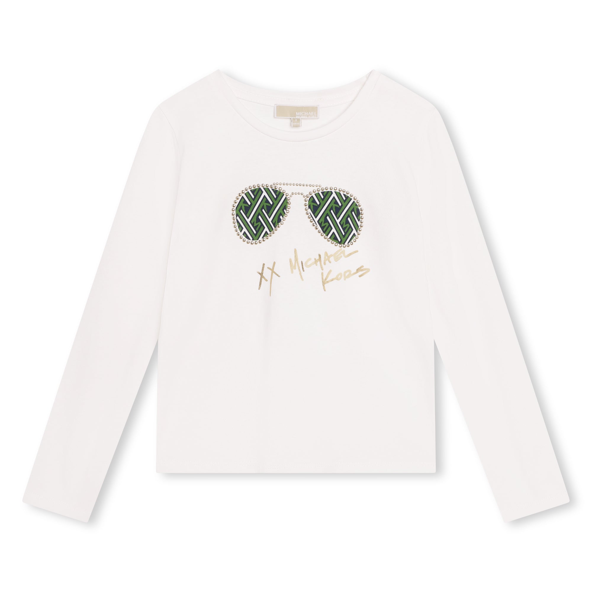 Organic Cotton Long Sleeve Tee Michael Kors