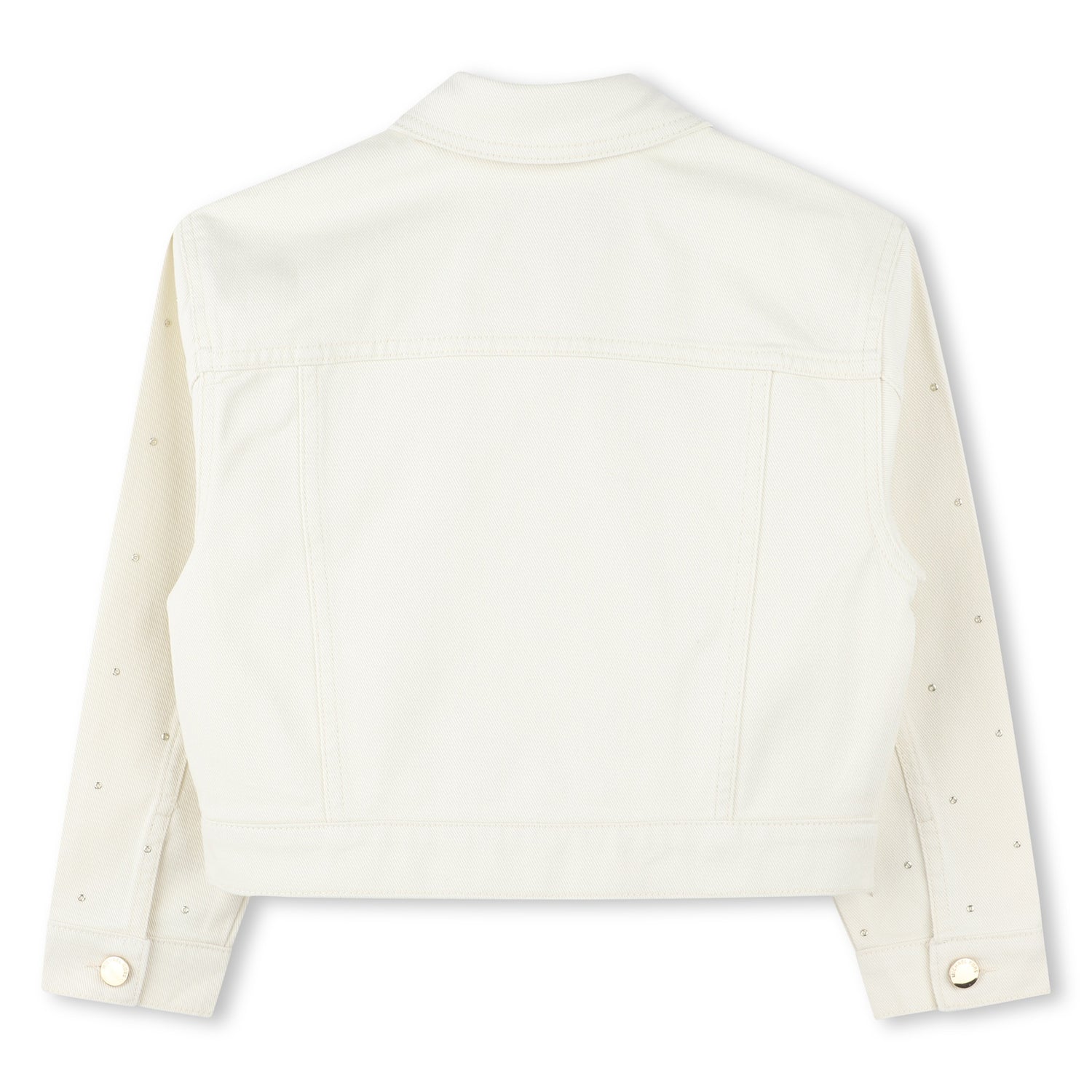 Cotton Twill Jacket with Decorative Details
