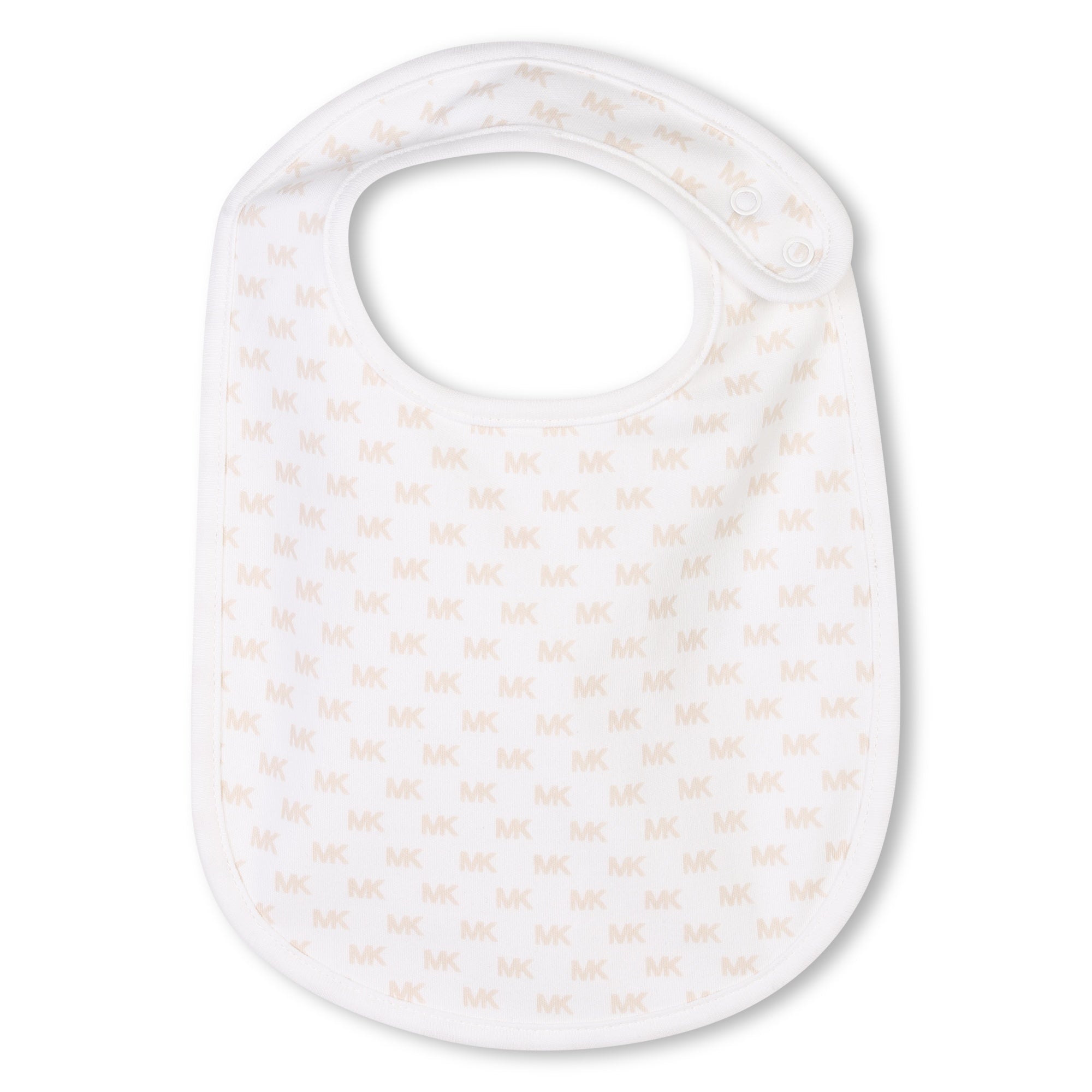 Organic Cotton Pyjama Set with Bib and Beanie Michael Kors