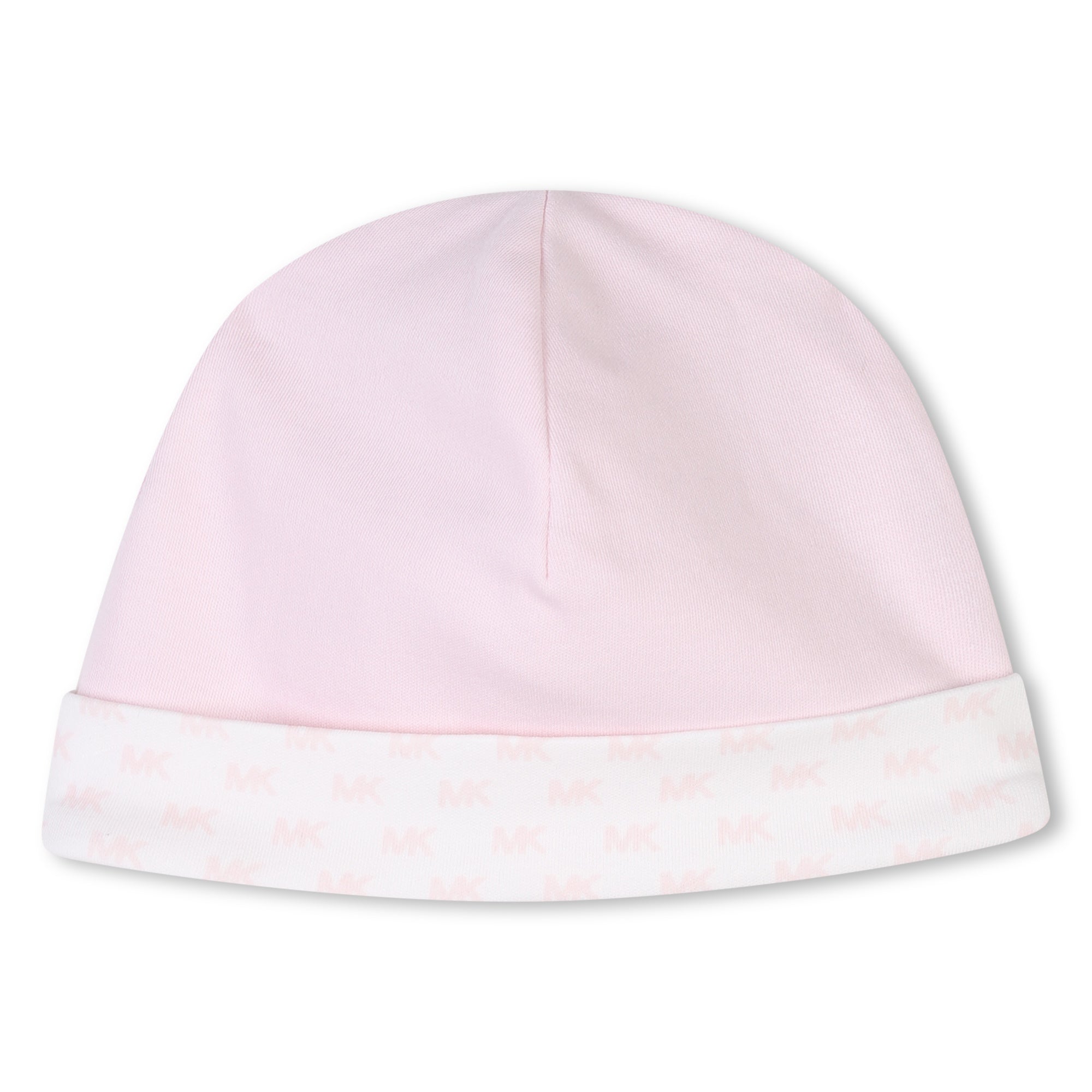 Organic Cotton Pyjama Set with Bib and Beanie Michael Kors