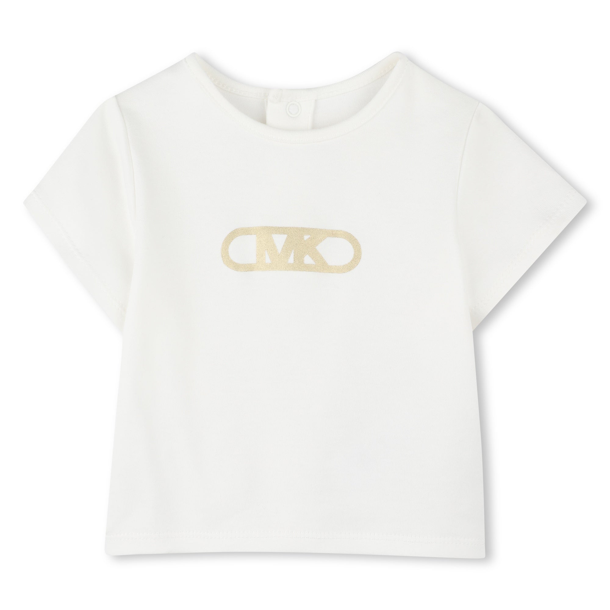 Michael Kors Track Suit: Cardigan, Tee-Shirt, and Pants with Metallic "MK Empire" Details