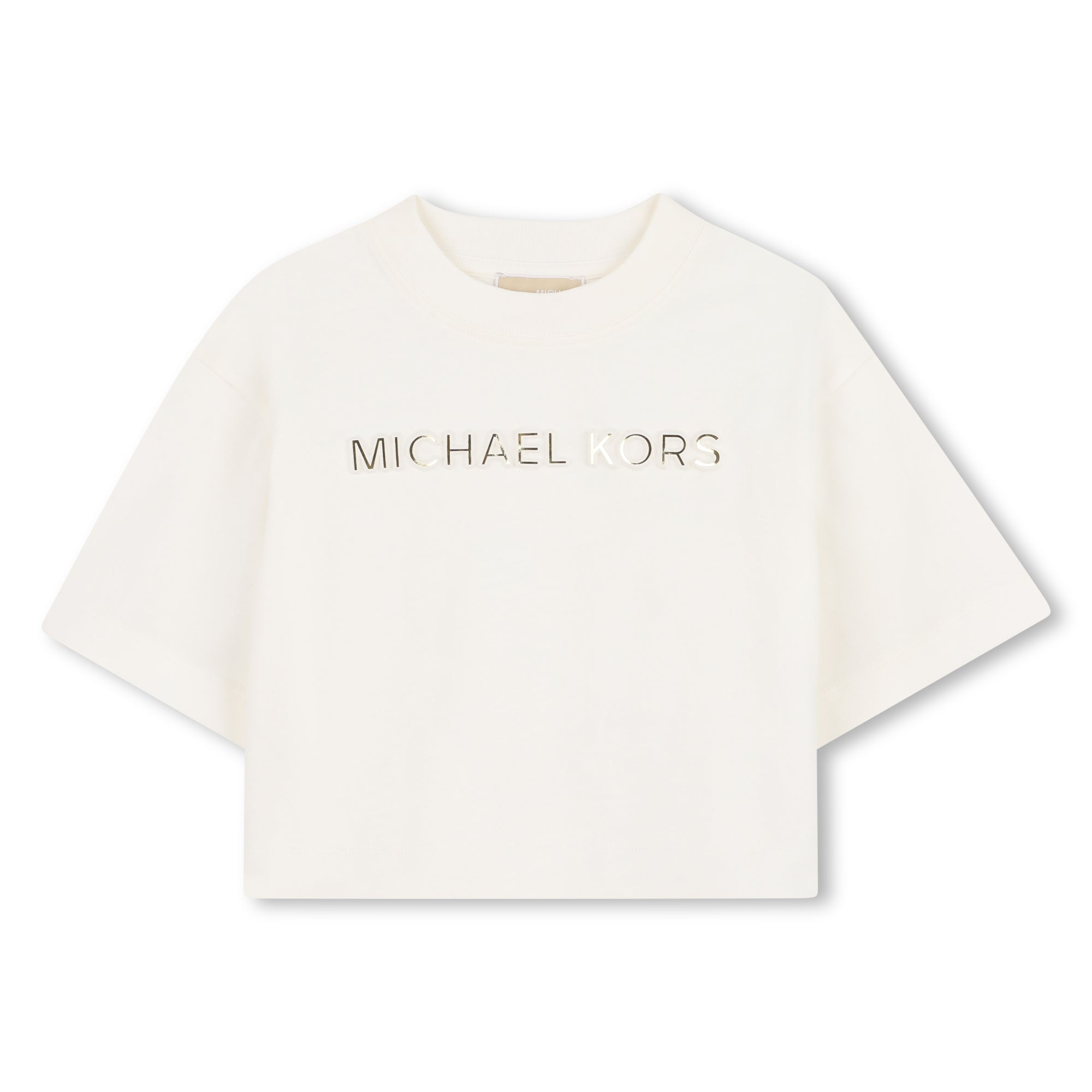 Short Sleeve Logo T-Shirt, White Michael Kors