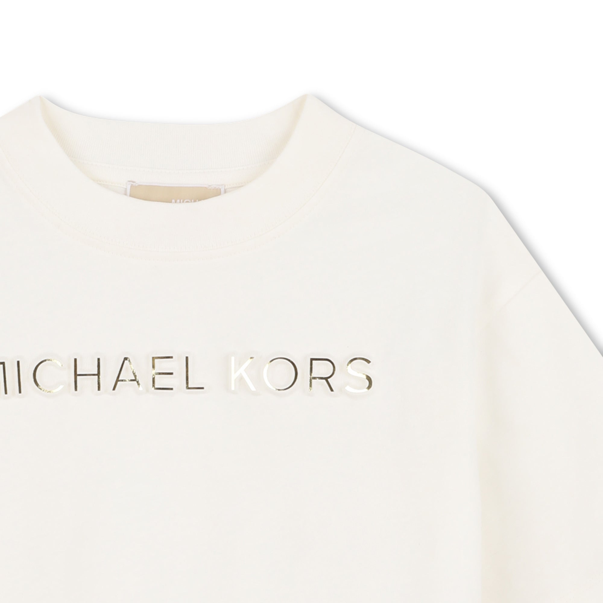 Short Sleeve Logo T-Shirt, White Michael Kors