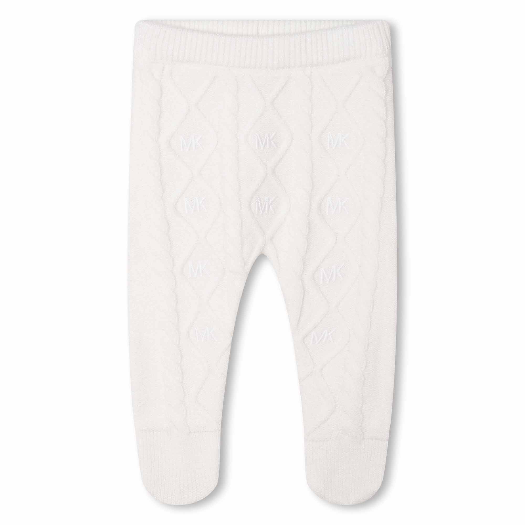 Knit Cardigan and Trousers Set