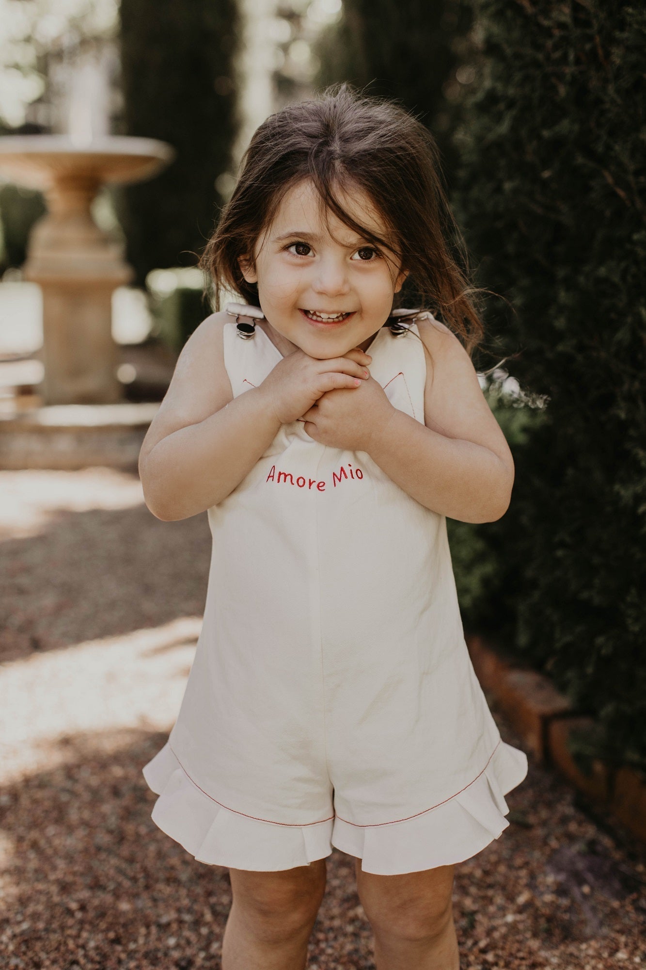 Bimba Overalls Rosso Lessi The Label