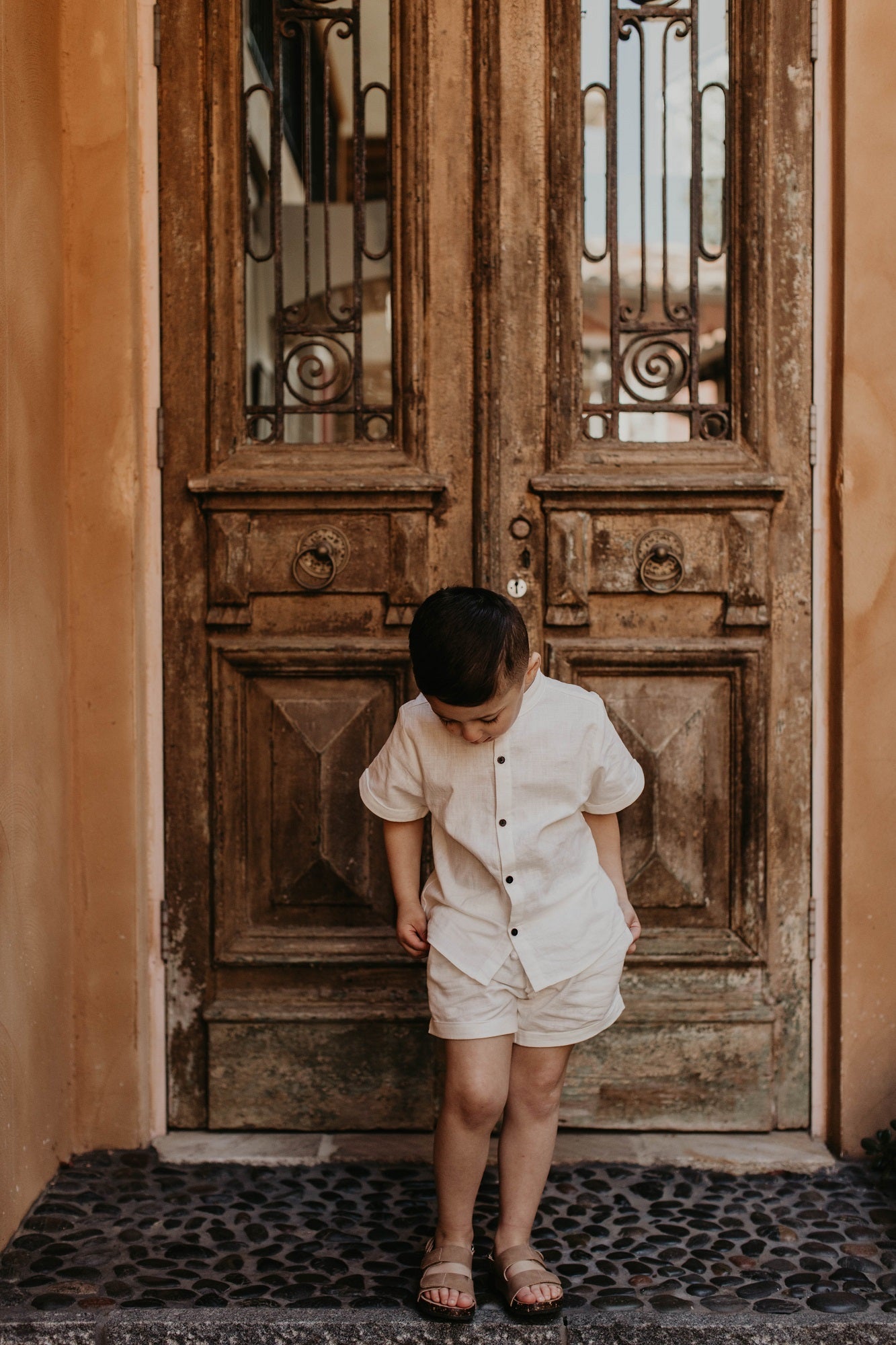 Gioia Shorts Bianco Lessi The Label