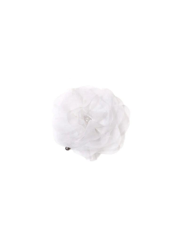 Organza Flower Hair Clip Tutu Du Monde