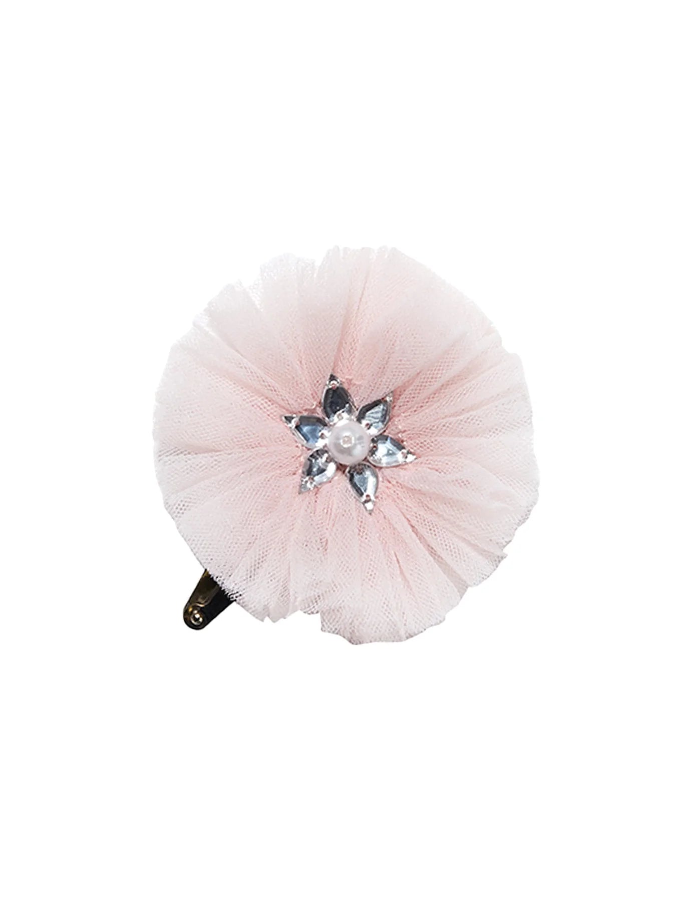 Porcelain Pink Flower Clip