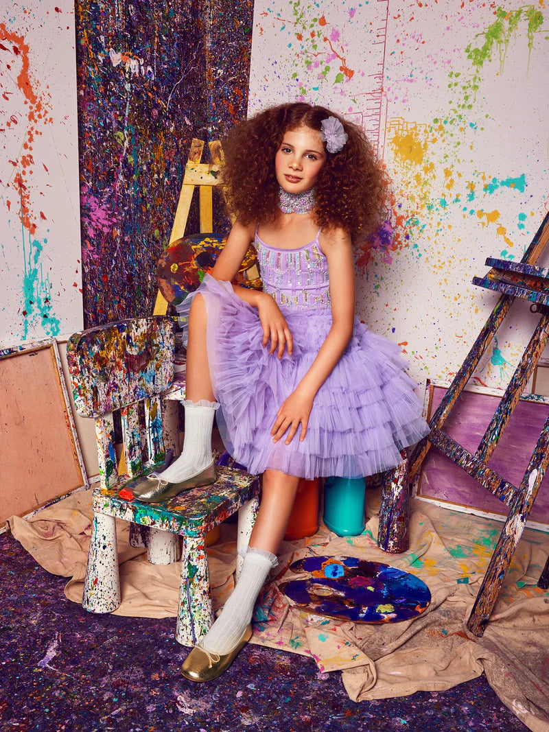 Organza Flower Hair Clip Tutu Du Monde