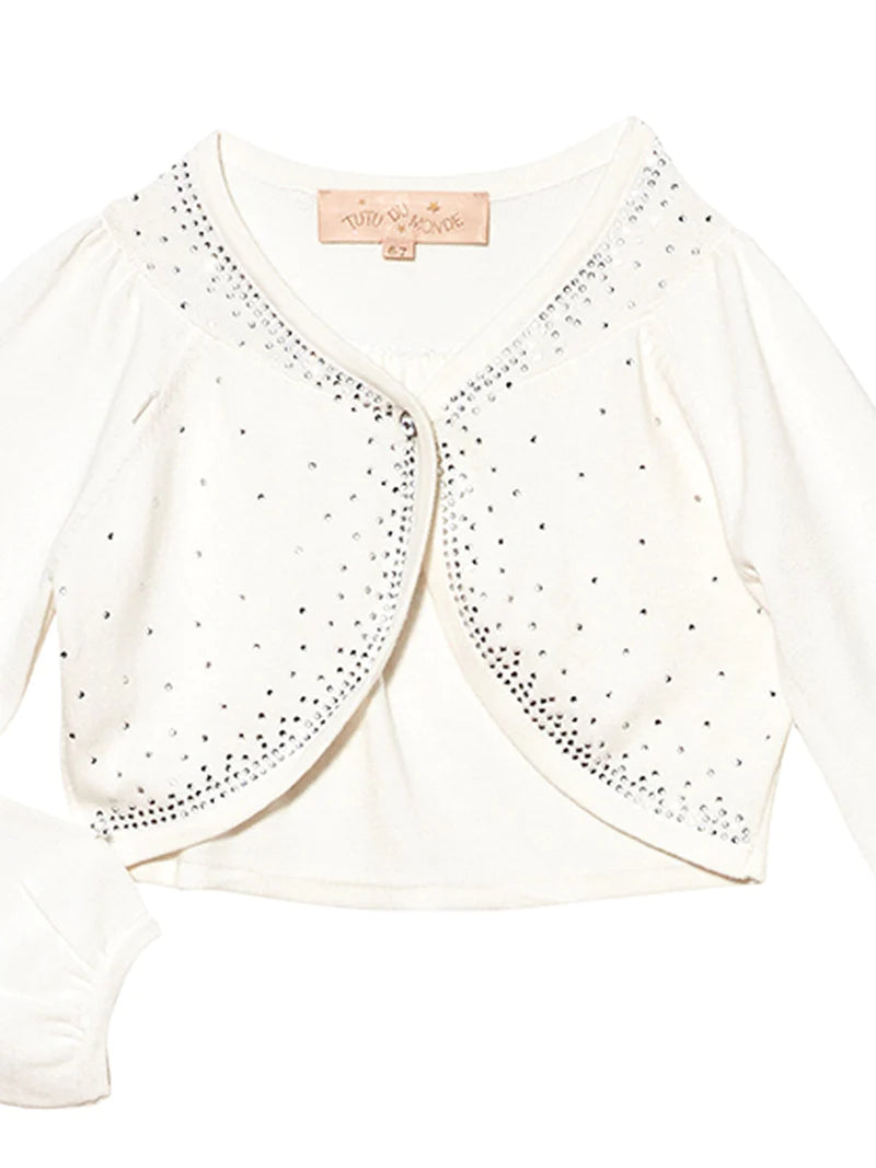 Curved Hem Cardigan Tutu Du Monde