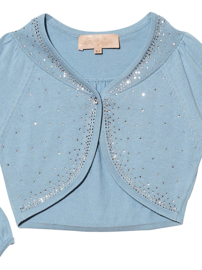 Chic Curved Hem Cardigan Tutu Du Monde