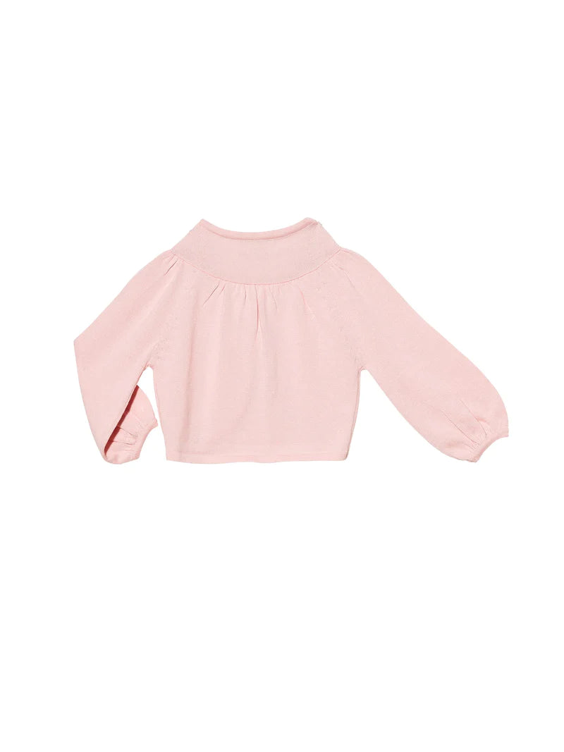 Chic Curved Hem Cardigan
