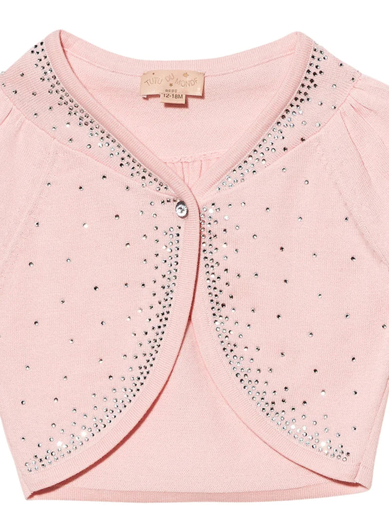 Chic Curved Hem Cardigan Tutu Du Monde