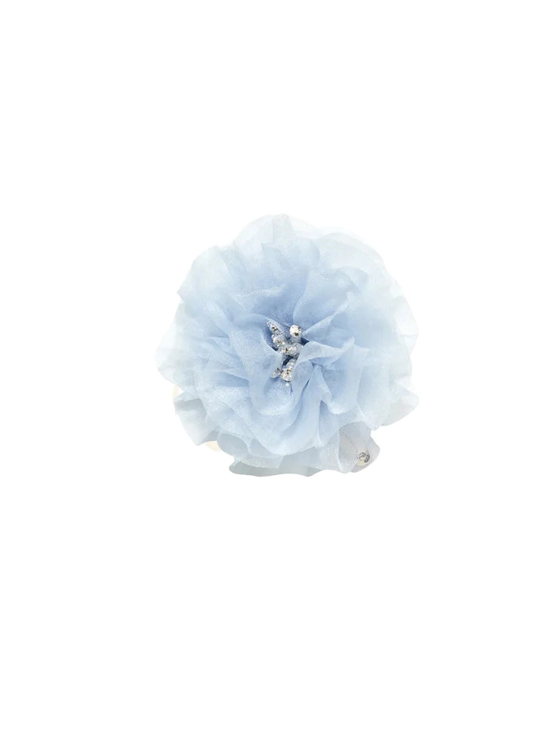 Organza Flower Hair Clip Tutu Du Monde