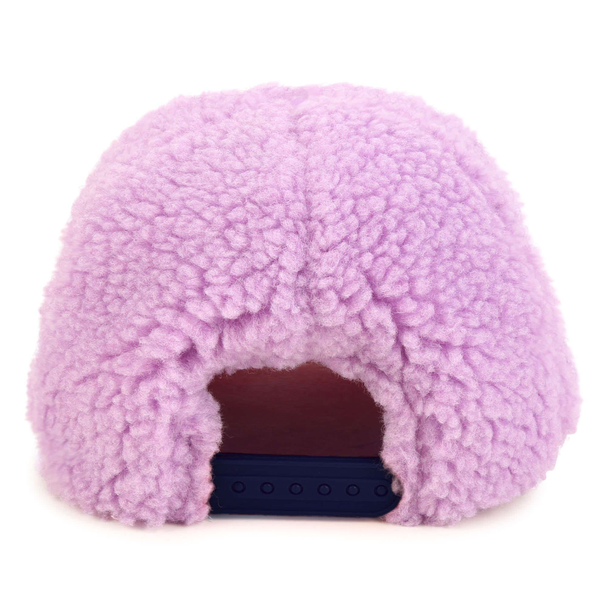 Bicolor Faux Shearling Cap