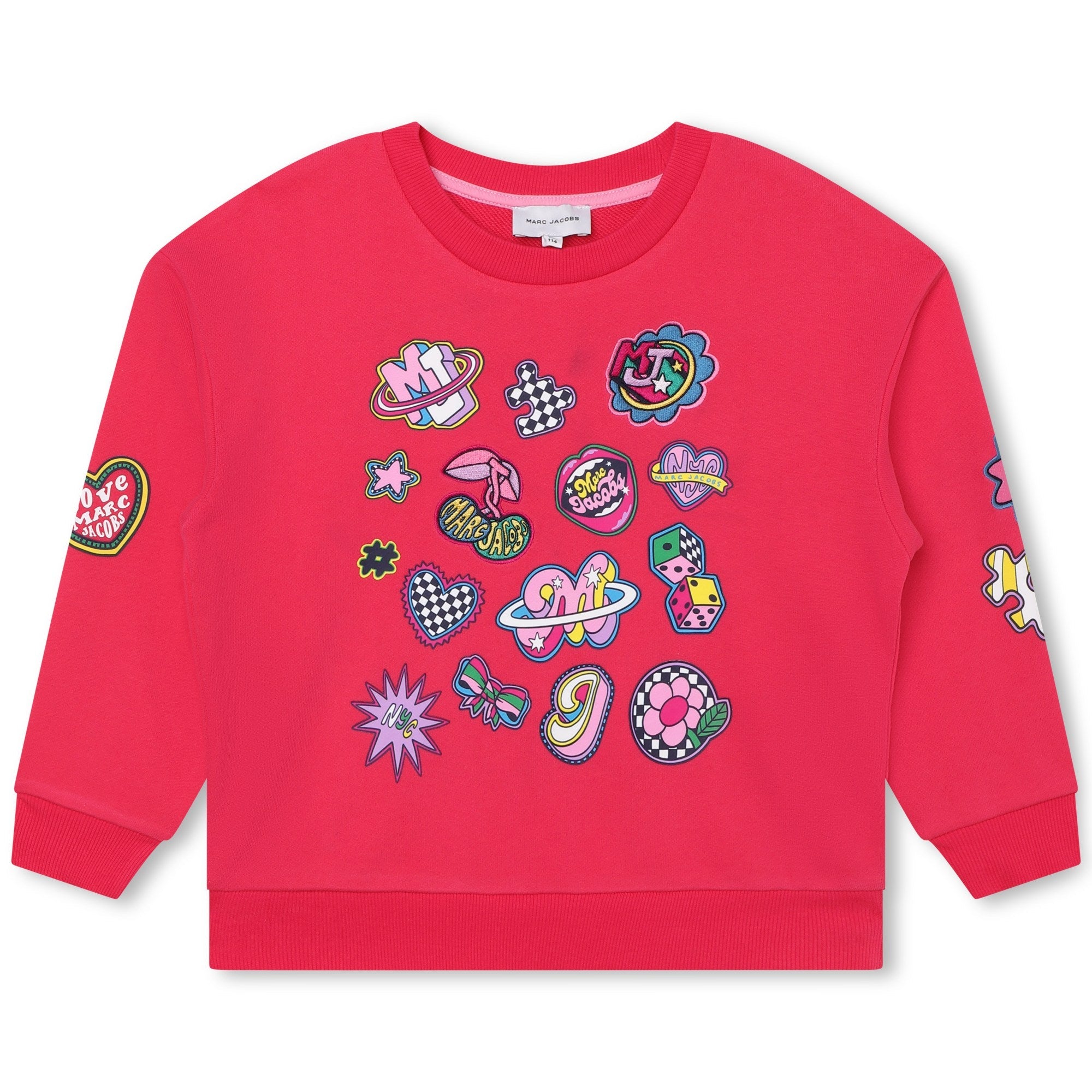 Cotton French Terry Sweatshirt The Marc Jacobs