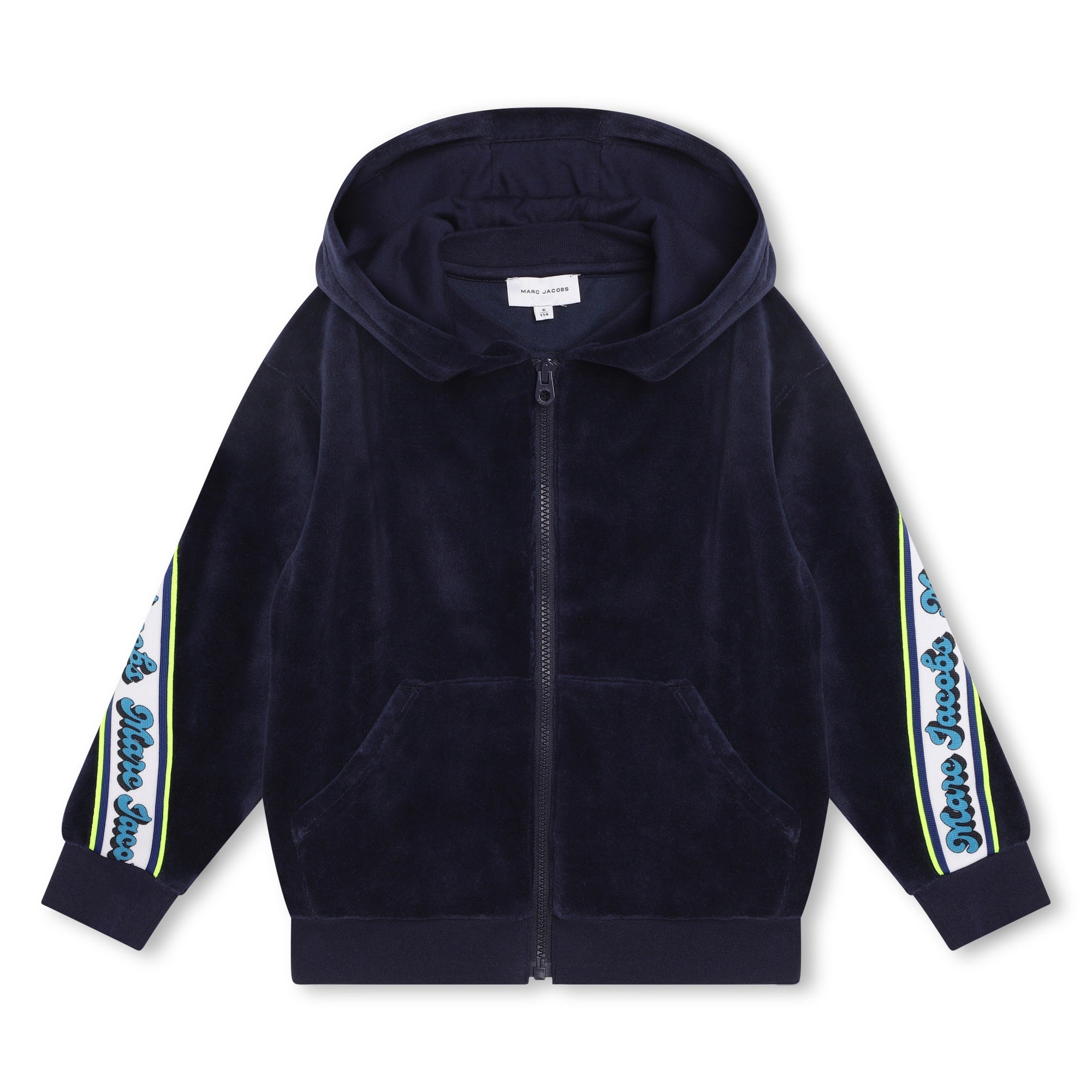 Velvet Hooded Cardigan The Marc Jacobs