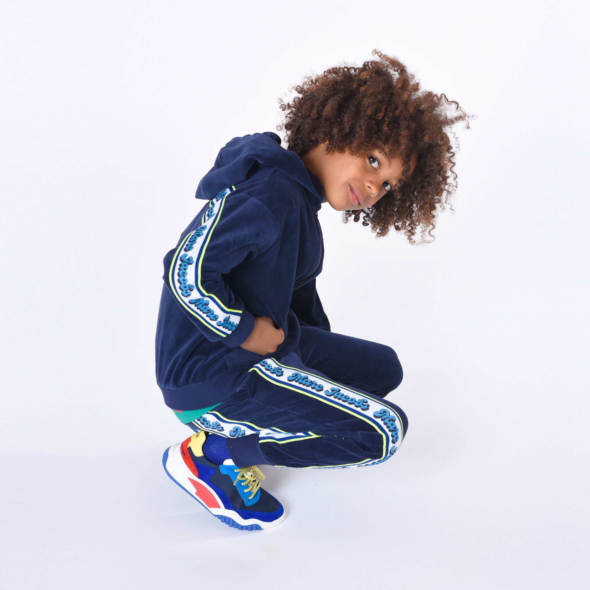 Velvet Hooded Cardigan The Marc Jacobs