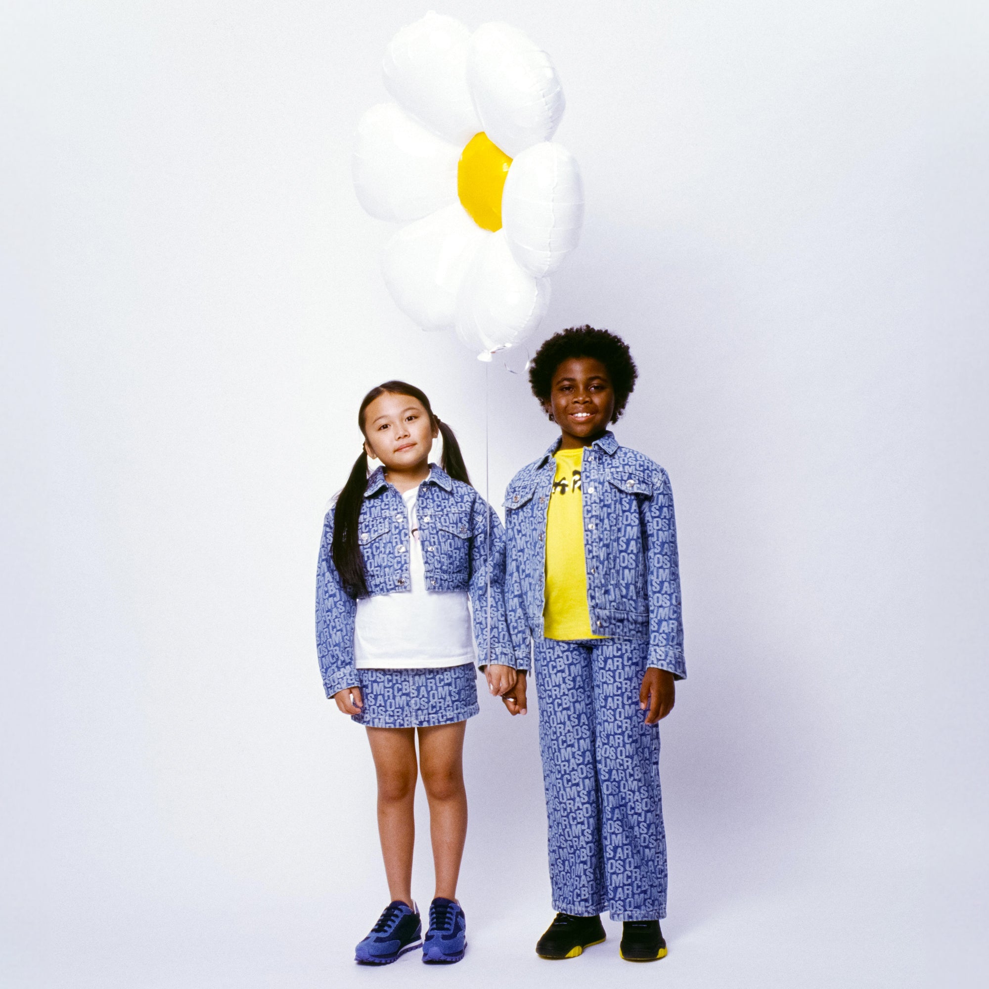 Jumbled Logo Denim Skirt The Marc Jacobs